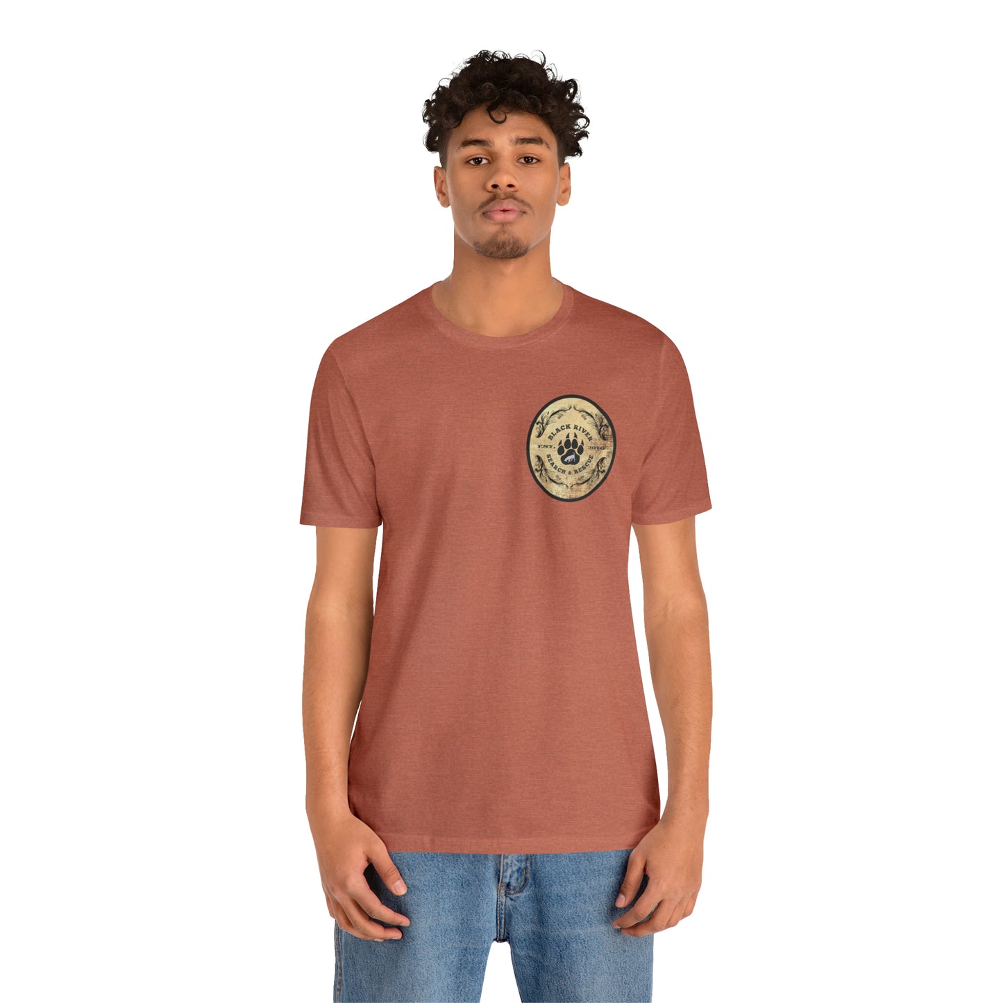 Black River Search & Rescue Logo Unisex Jersey Short Sleeve Tee