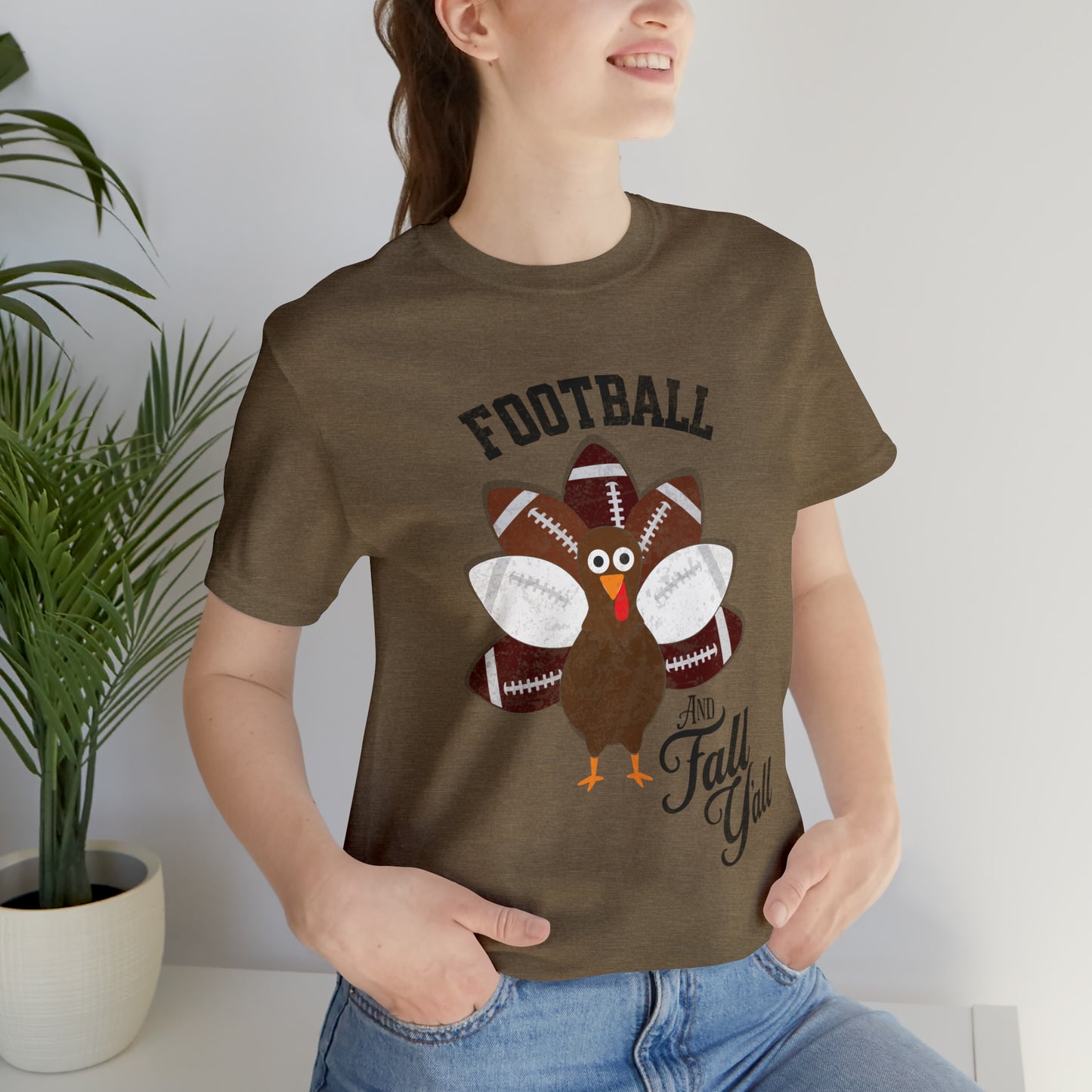 Vintage Dark Red and White Football and Fall Short Sleeve Tee, Football and turkey shirt, Texas A&M