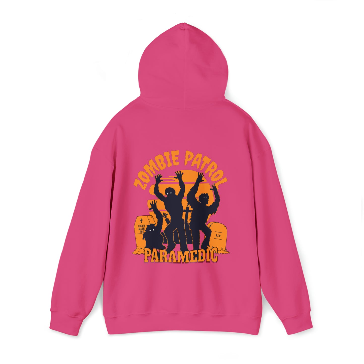 Zombie Patrol Paramedic Halloween Hooded Sweatshirt