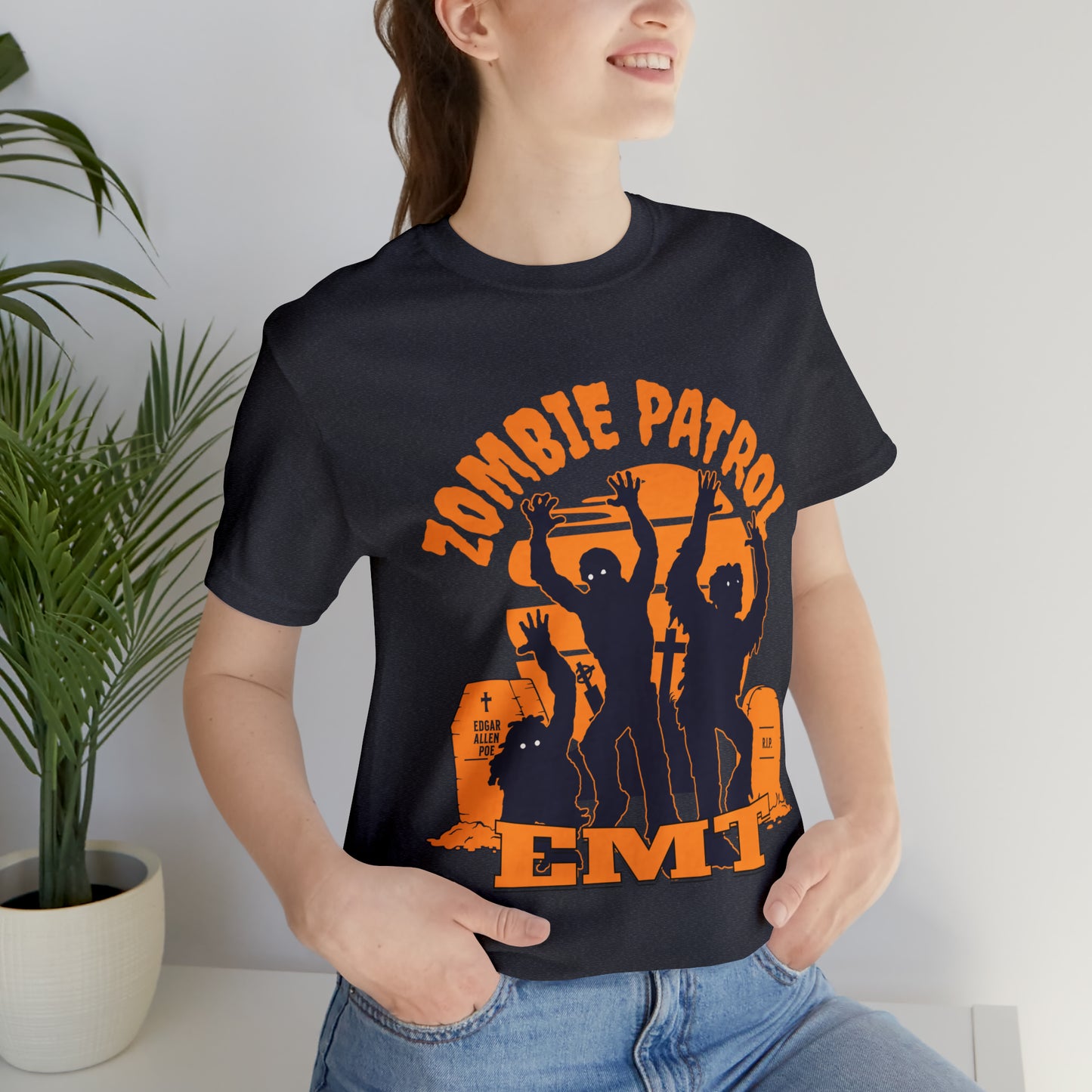 Funny Halloween Medical, EMT T-shirt, Zombie shirt, EMT shirt, Halloween shirt