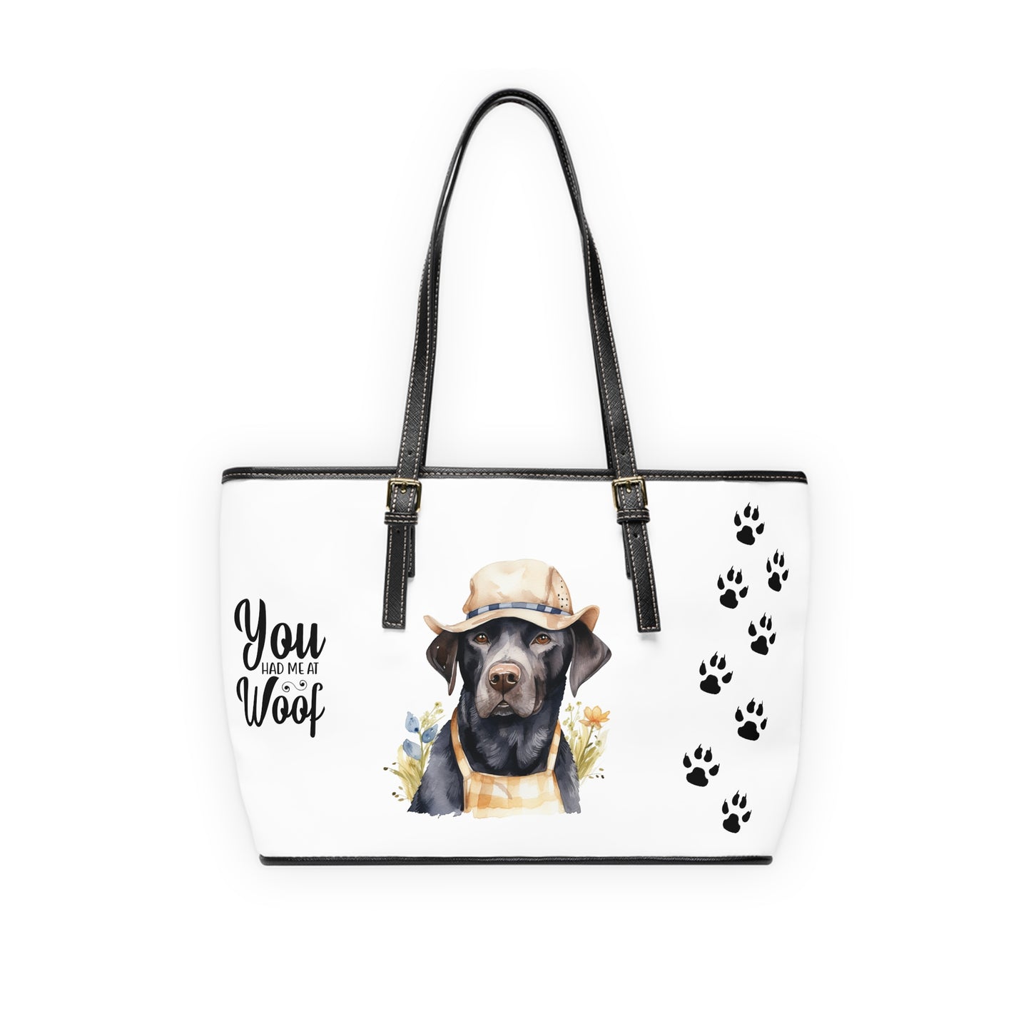 Country Lab Leather Shoulder Bag You had me at woof stay pawsitive