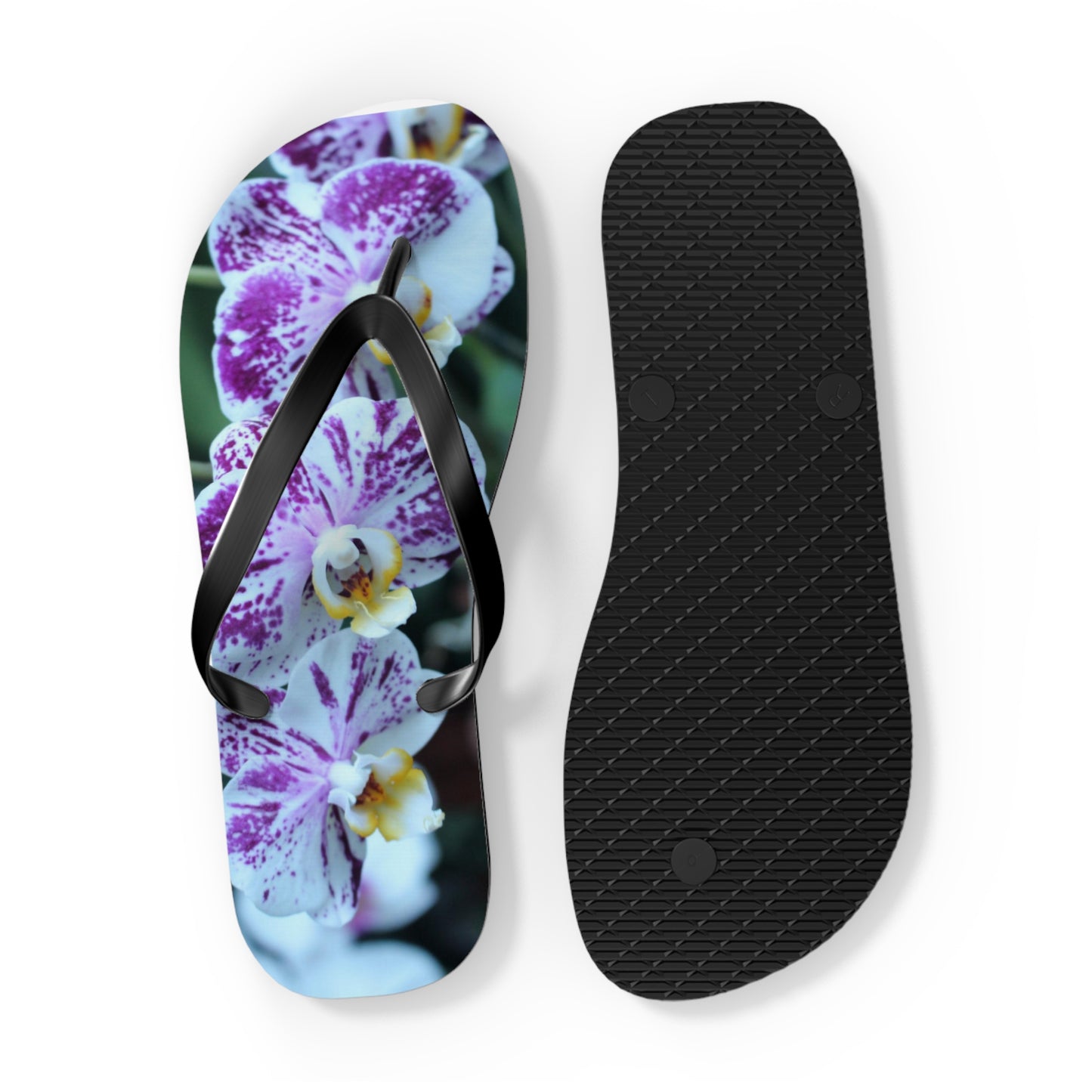 Flip Flops, Orchids, Purple, Flowers