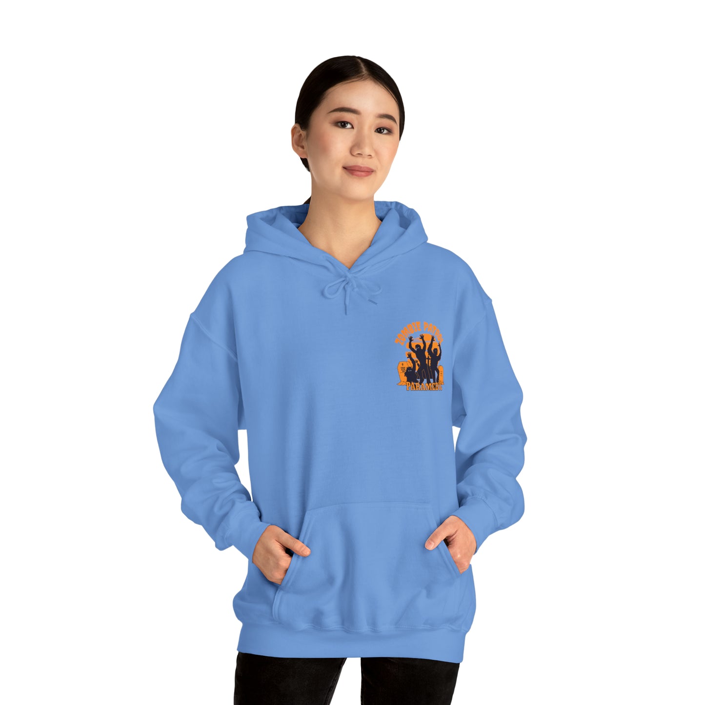 Zombie Patrol Paramedic Halloween Hooded Sweatshirt