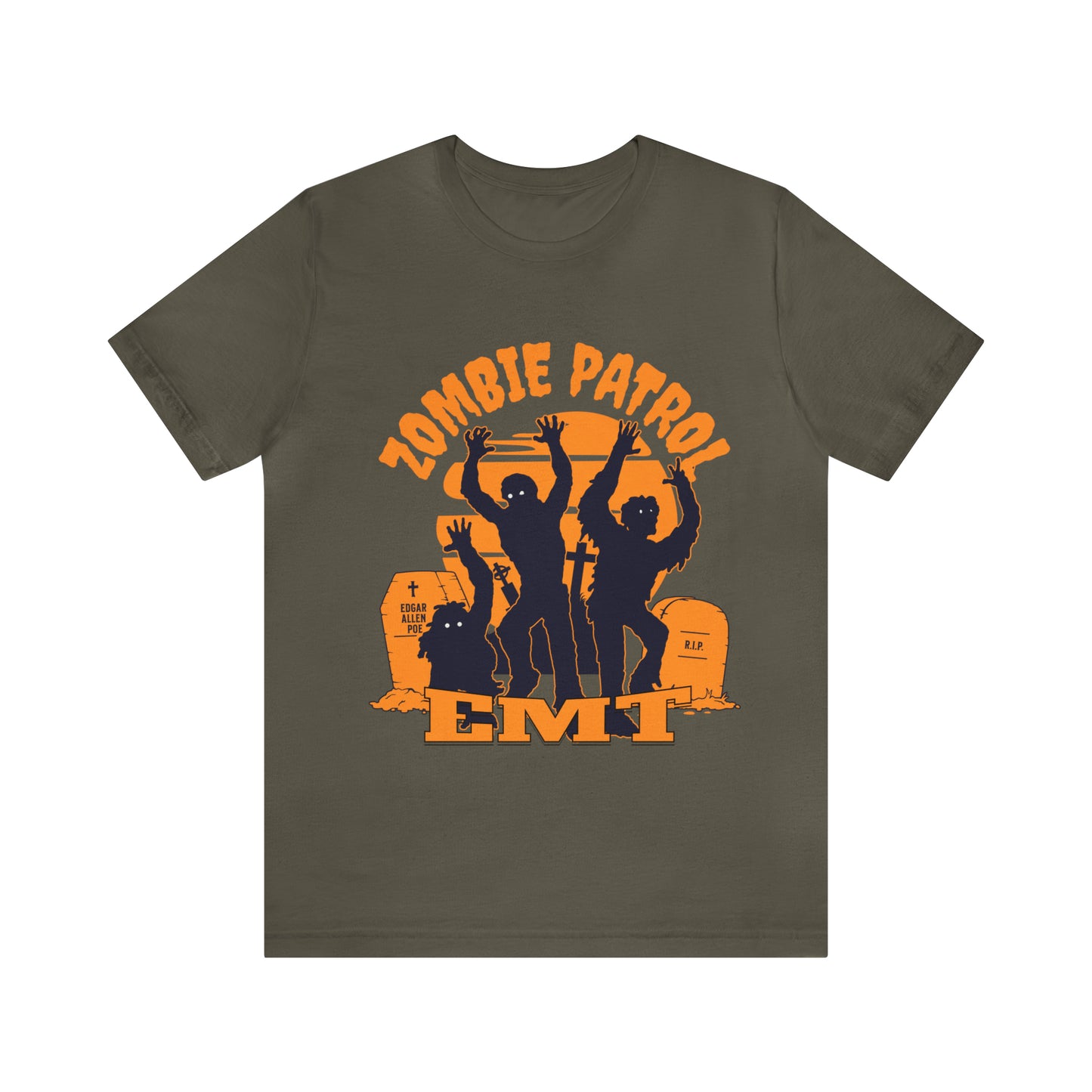 Funny Halloween Medical, EMT T-shirt, Zombie shirt, EMT shirt, Halloween shirt