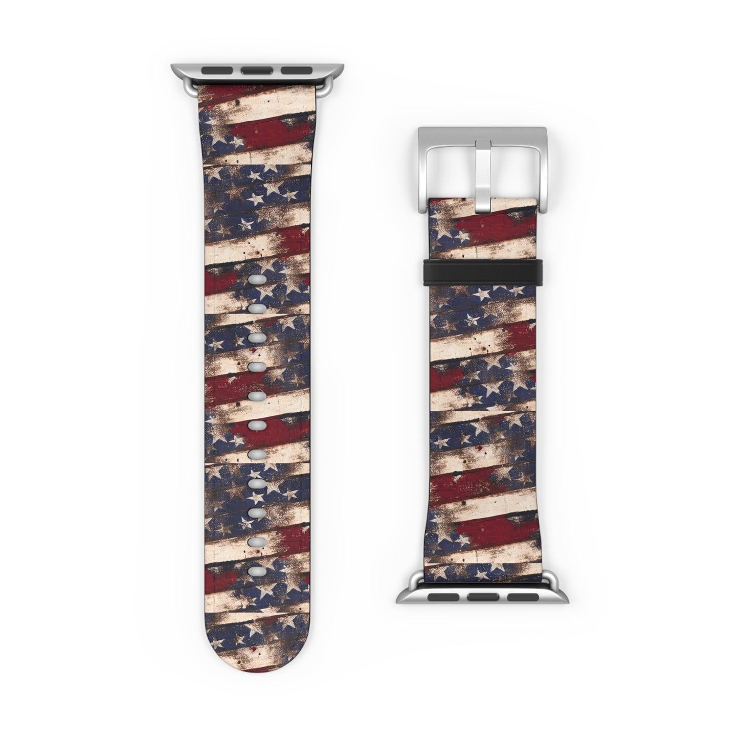 Distressed American Flag Apple Watch Band