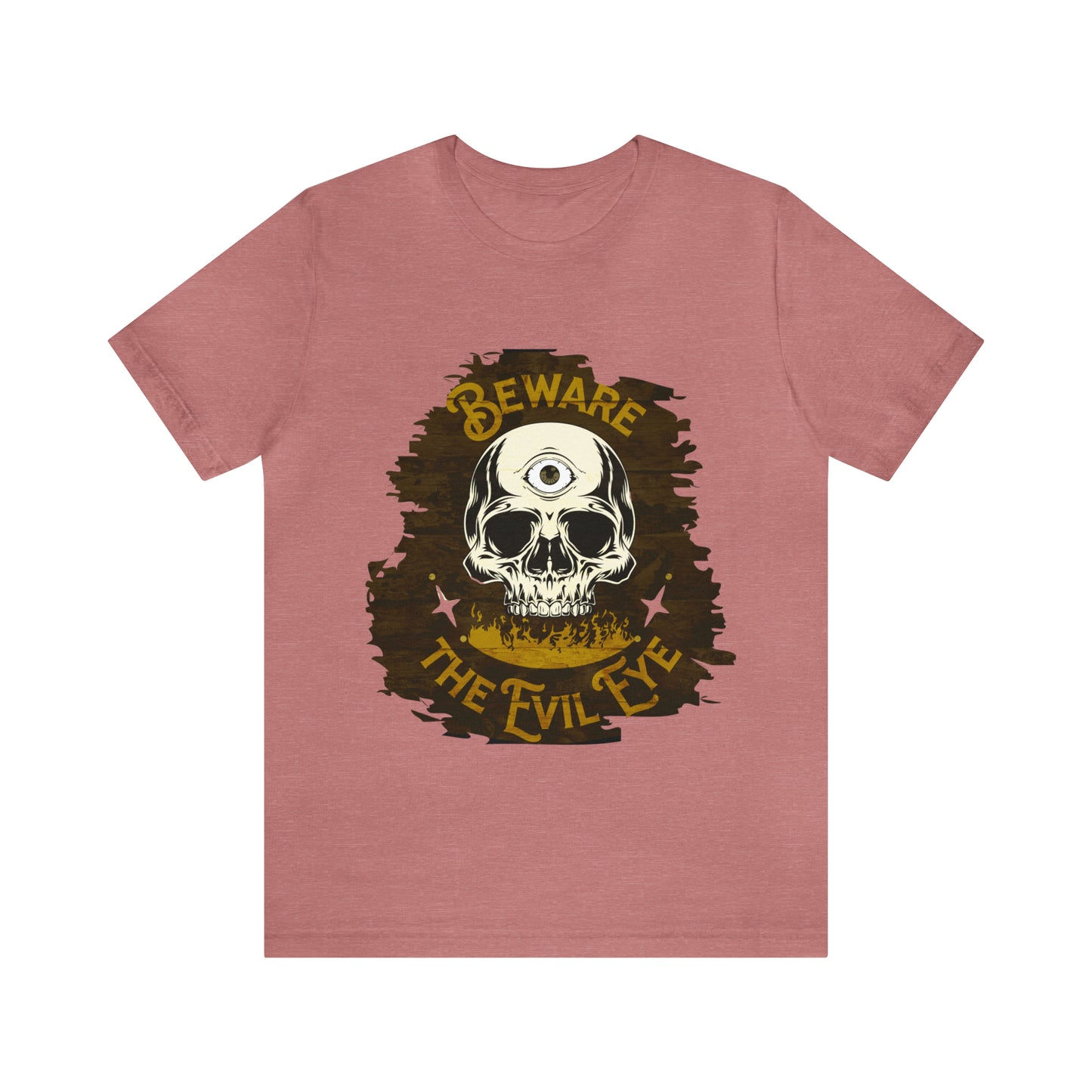 Brown Evil Eye Halloween Shirt, Halloween shirt, Skull Shirt