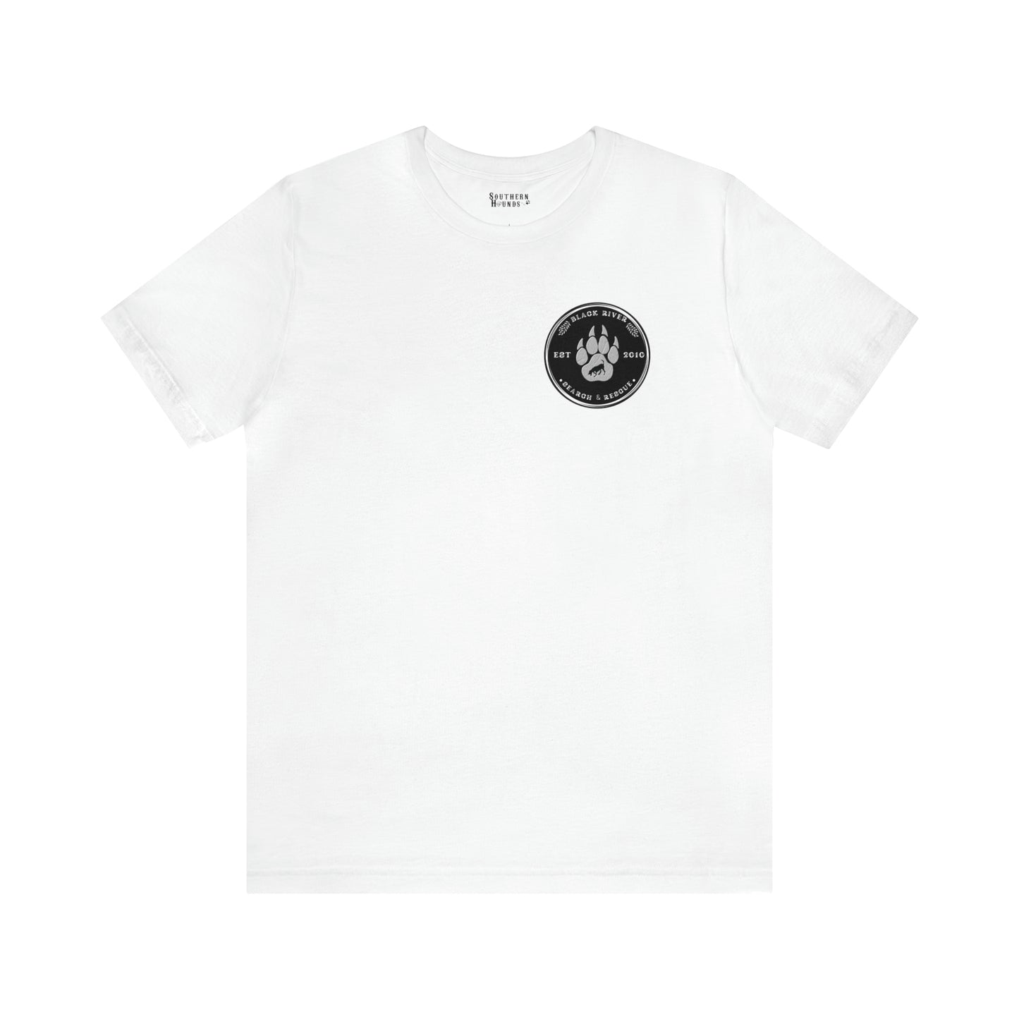 BRSAR Black Logo Jersey Short Sleeve Tee