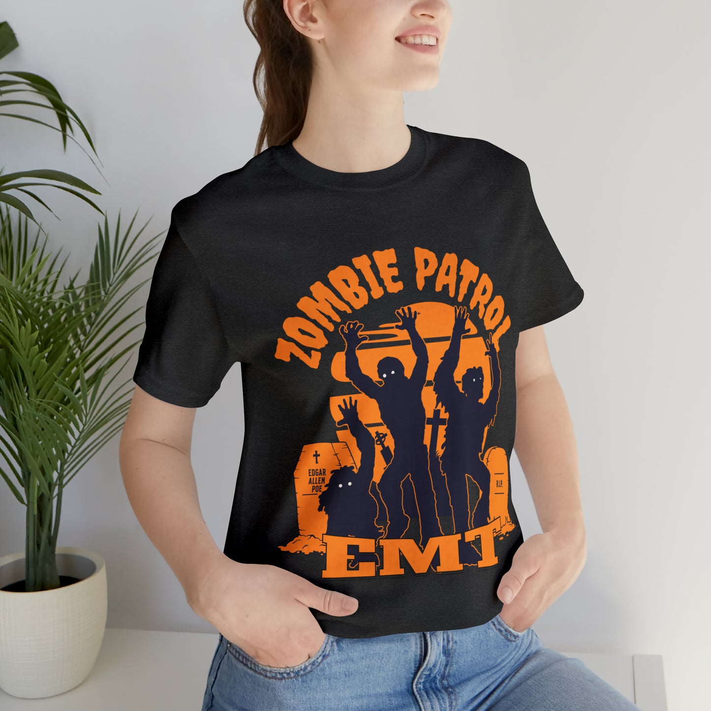 Funny Halloween Medical, EMT T-shirt, Zombie shirt, EMT shirt, Halloween shirt