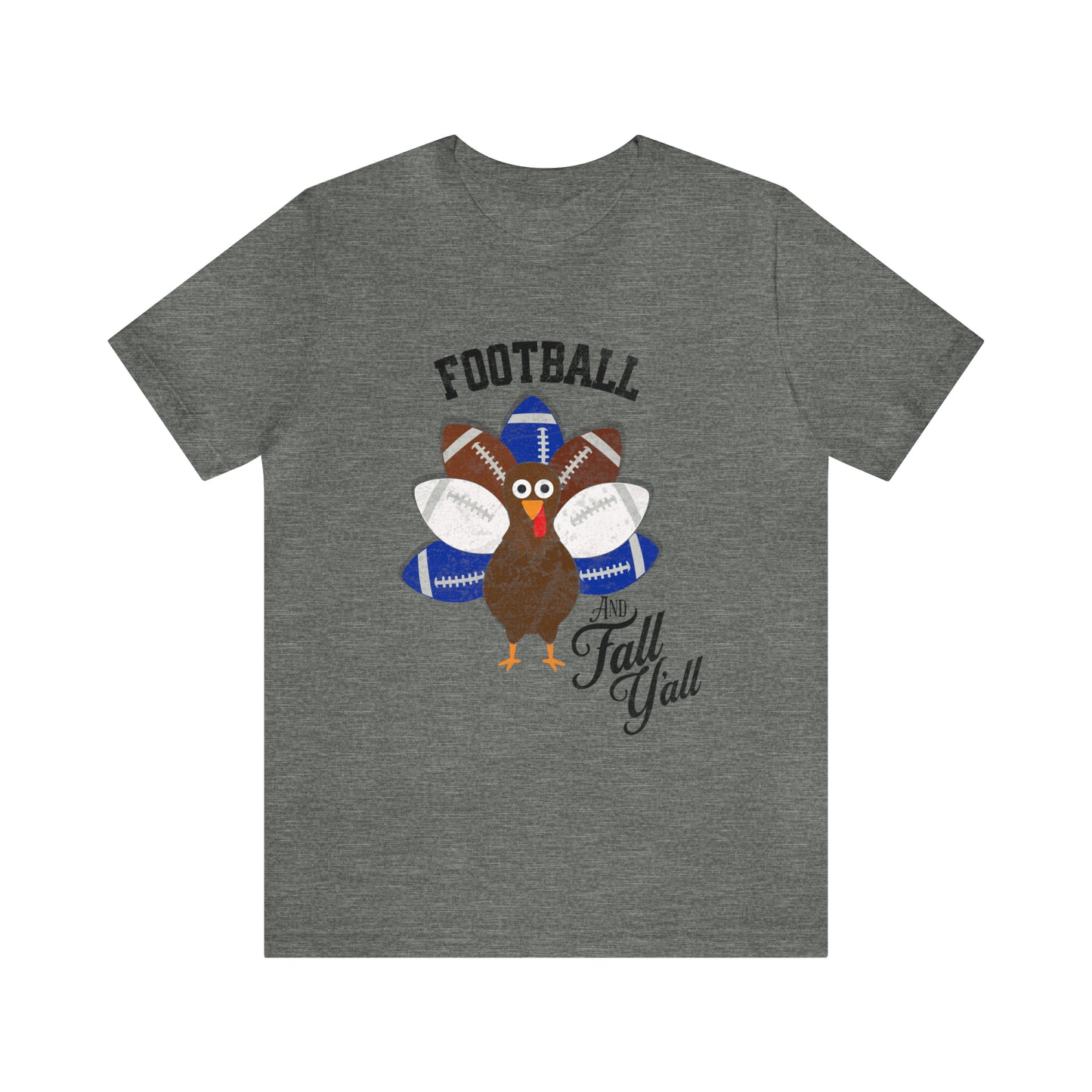 Vintage Blue and White Football Short Sleeve Tee, Football and turkey shirt, Kentucky