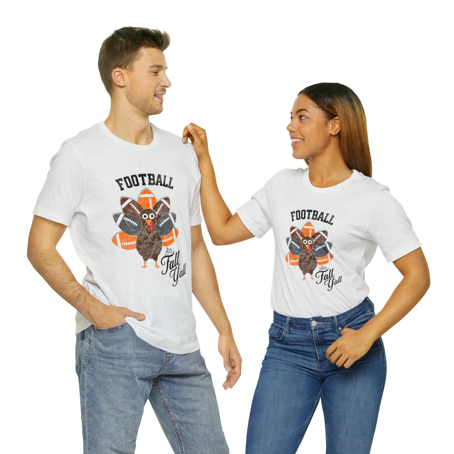 Vintage Orange and Gray Football Short Sleeve Tee, Football and turkey shirt, Tennessee