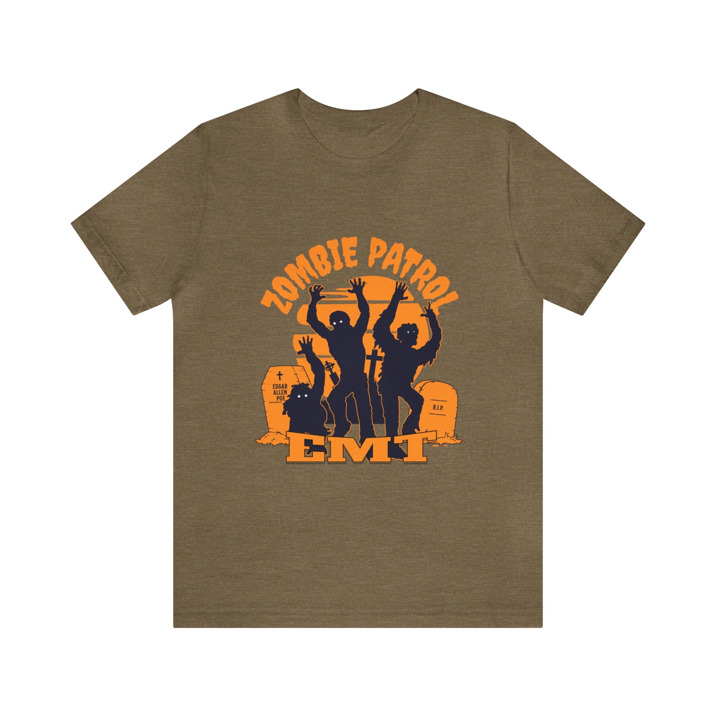 Halloween Zombie Patrol EMT Short Sleeve Tee