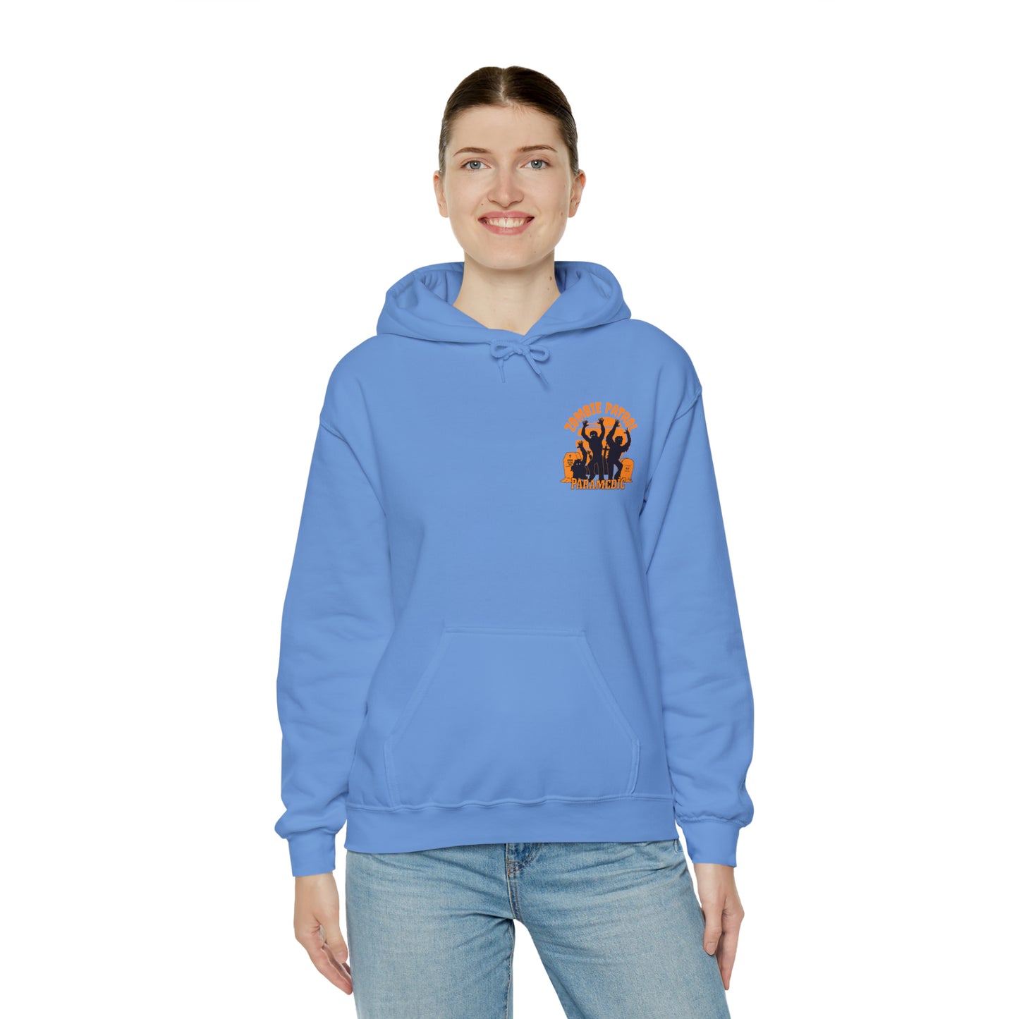 Zombie Patrol Paramedic Halloween Hooded Sweatshirt