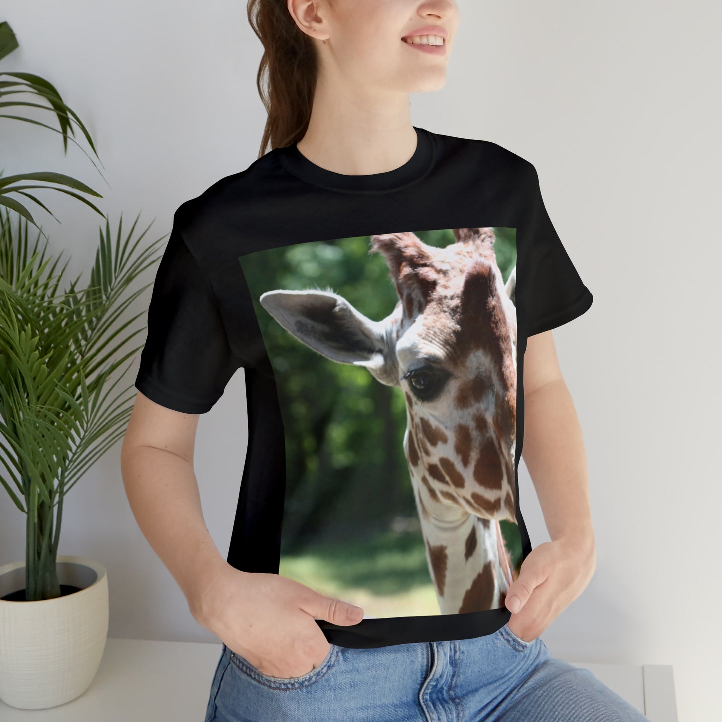 Unisex Jersey Short Sleeve Tee, Giraffe