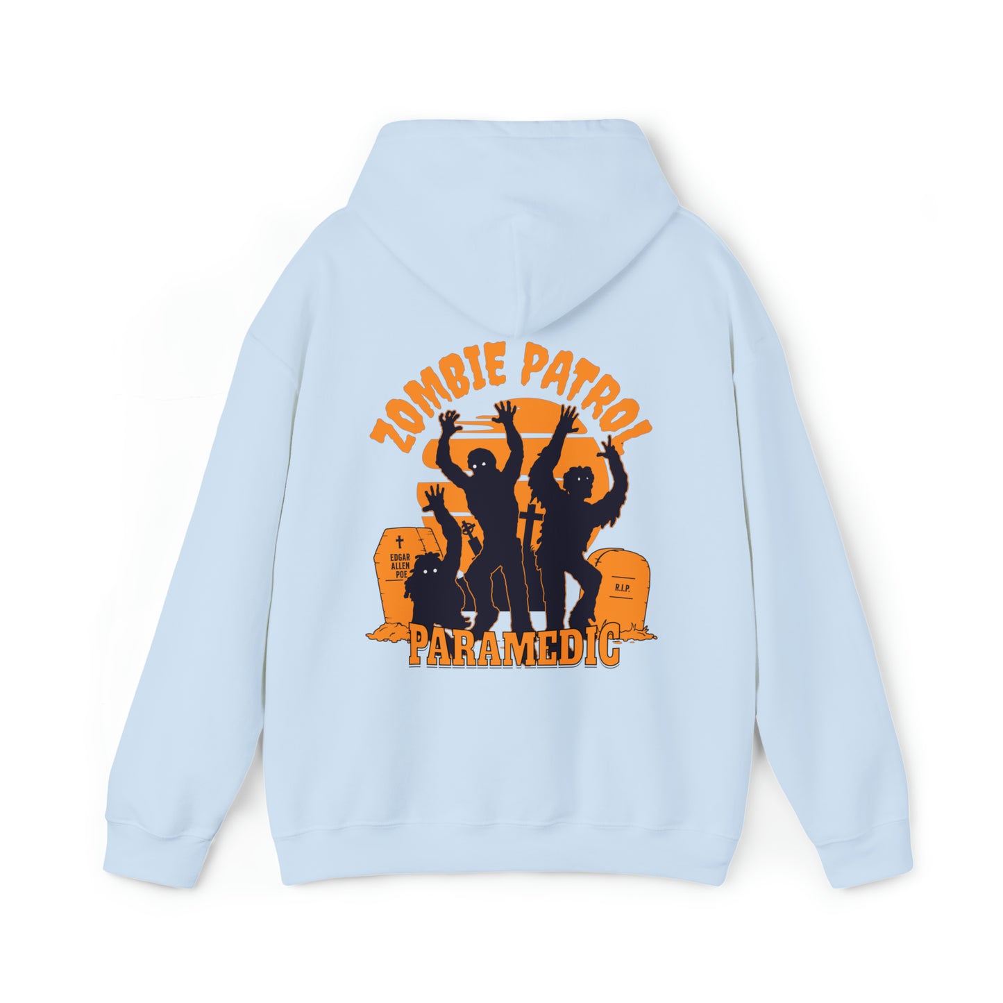 Zombie Patrol Paramedic Halloween Hooded Sweatshirt