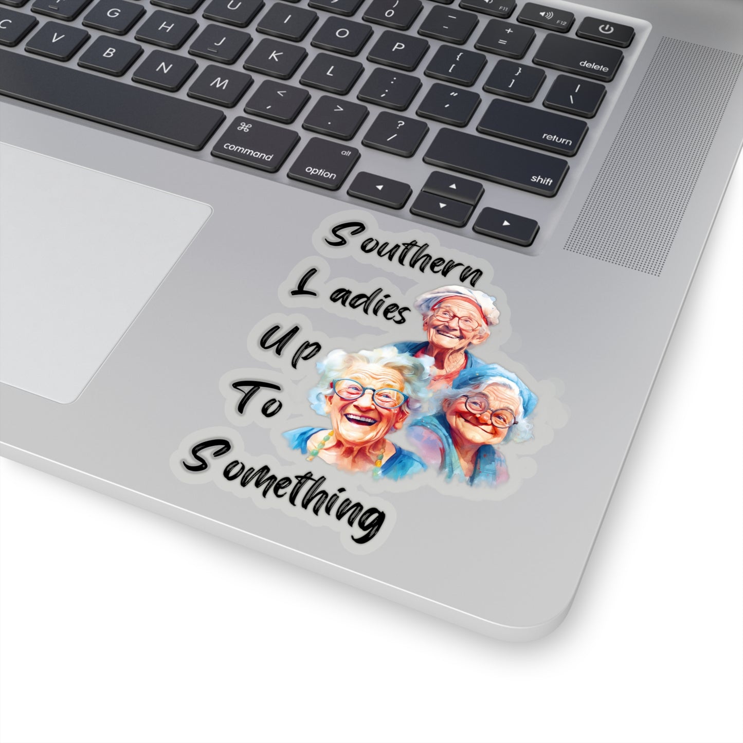 Southern Ladies Up to Something Kiss-Cut Stickers Funny lady sticker