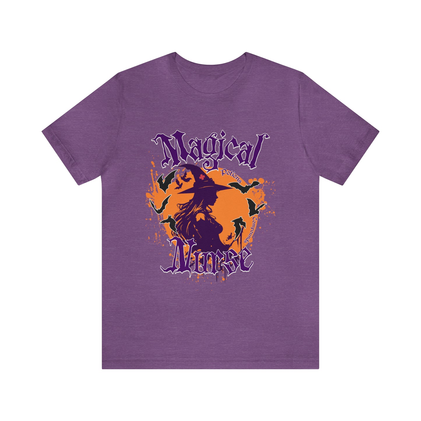 Magical Nurse Halloween short sleeved shirt