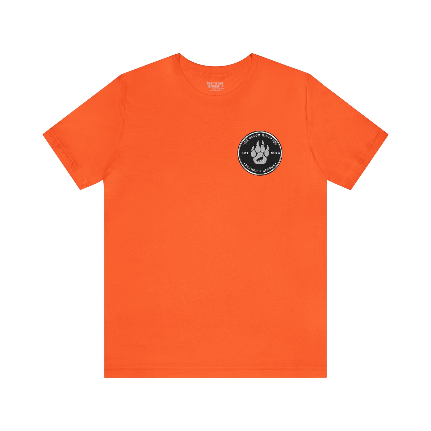 Black River logo black Short Sleeve Tee