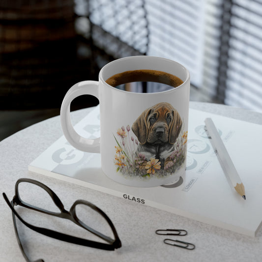 Jumbo Mug, 20oz, Bloodhound Puppy