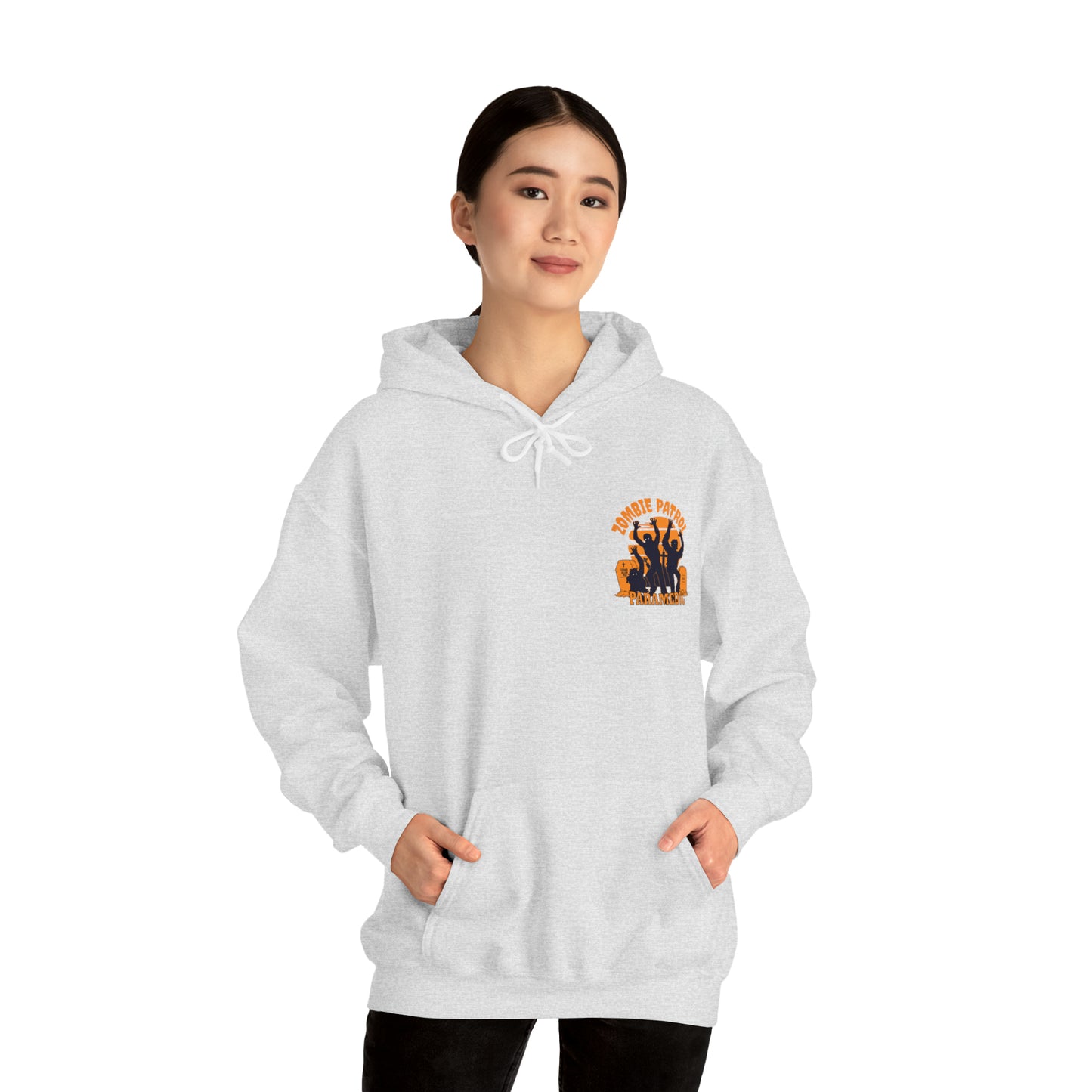 Zombie Patrol Paramedic Halloween Hooded Sweatshirt