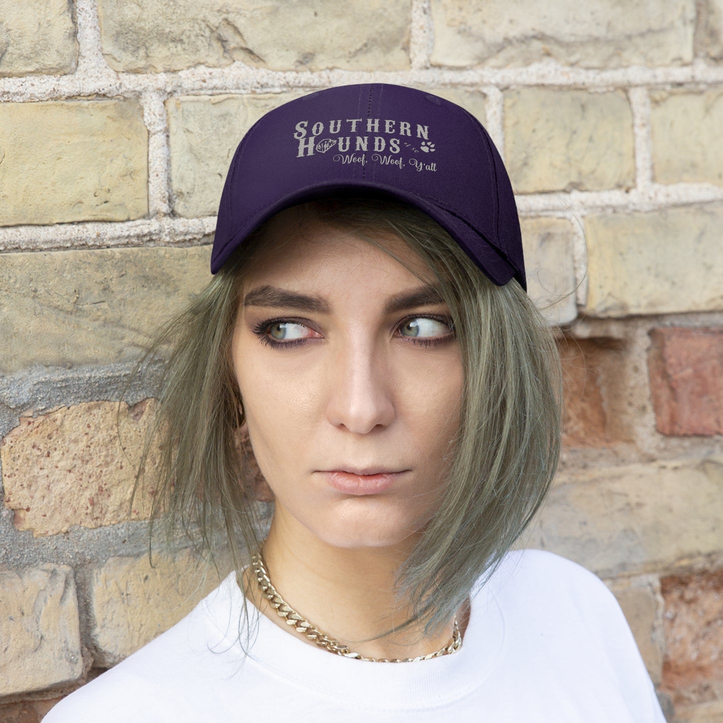 Unisex Twill Hat Southern Hounds Logo