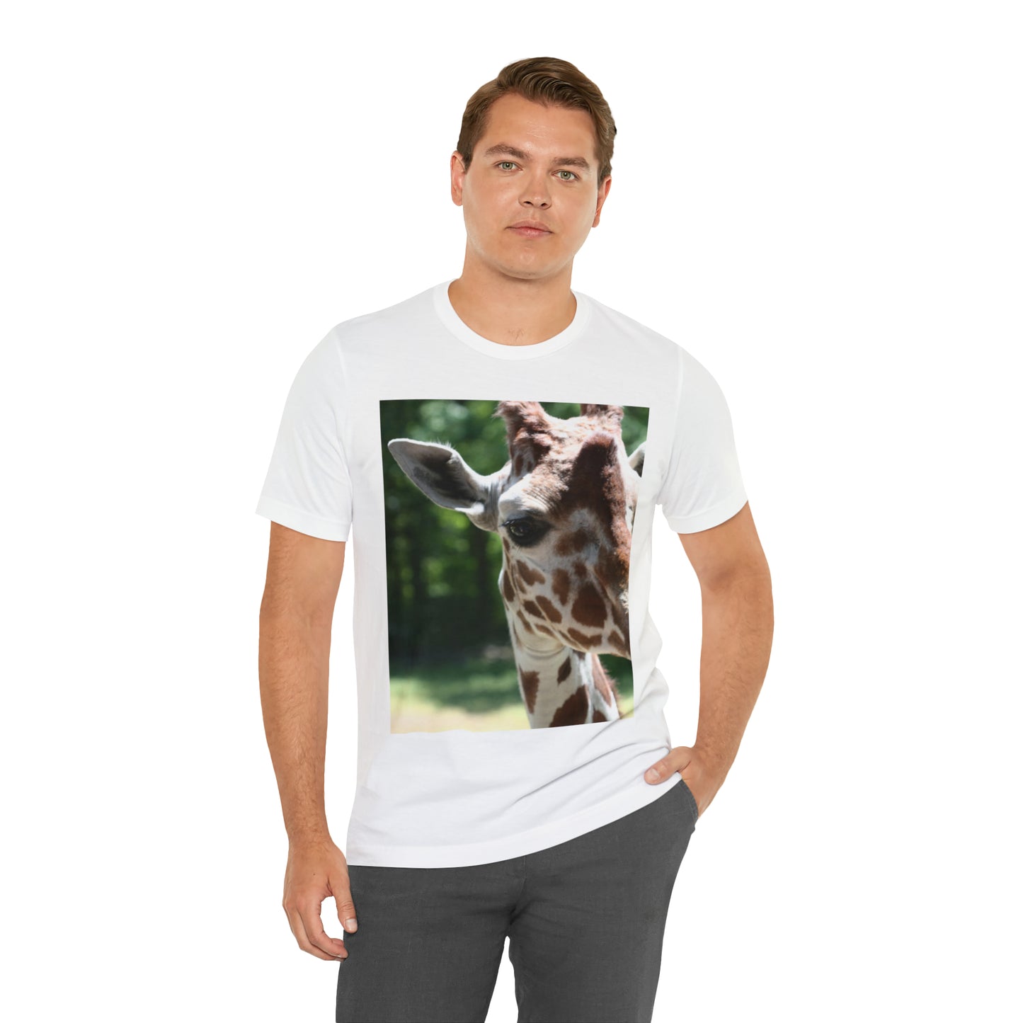 Unisex Jersey Short Sleeve Tee, Giraffe