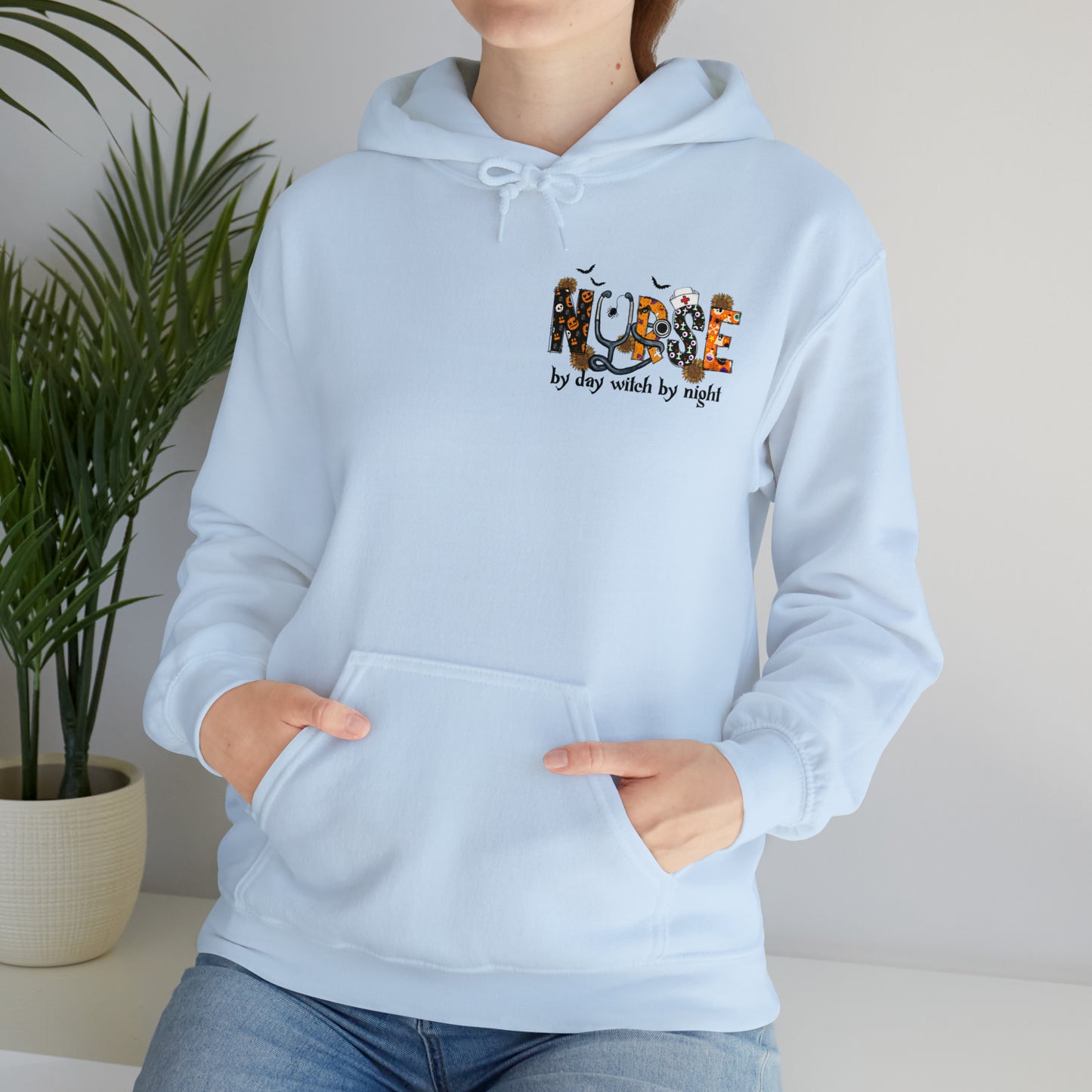 Magical Nurse Halloween Hooded Sweatshirt