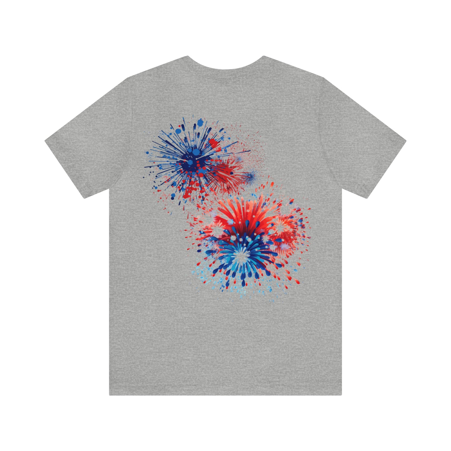 Freedom Smiley Face Flag Unisex Jersey Short Sleeve Tee Patriotic American Flag