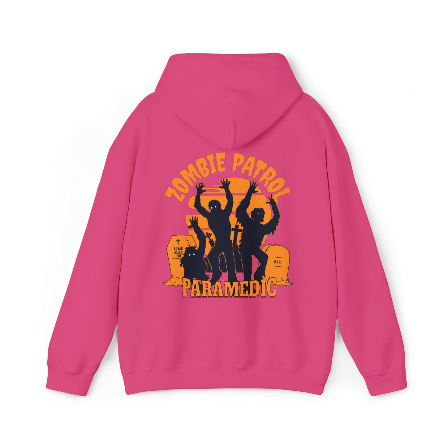 Zombie Patrol Paramedic Halloween Hooded Sweatshirt