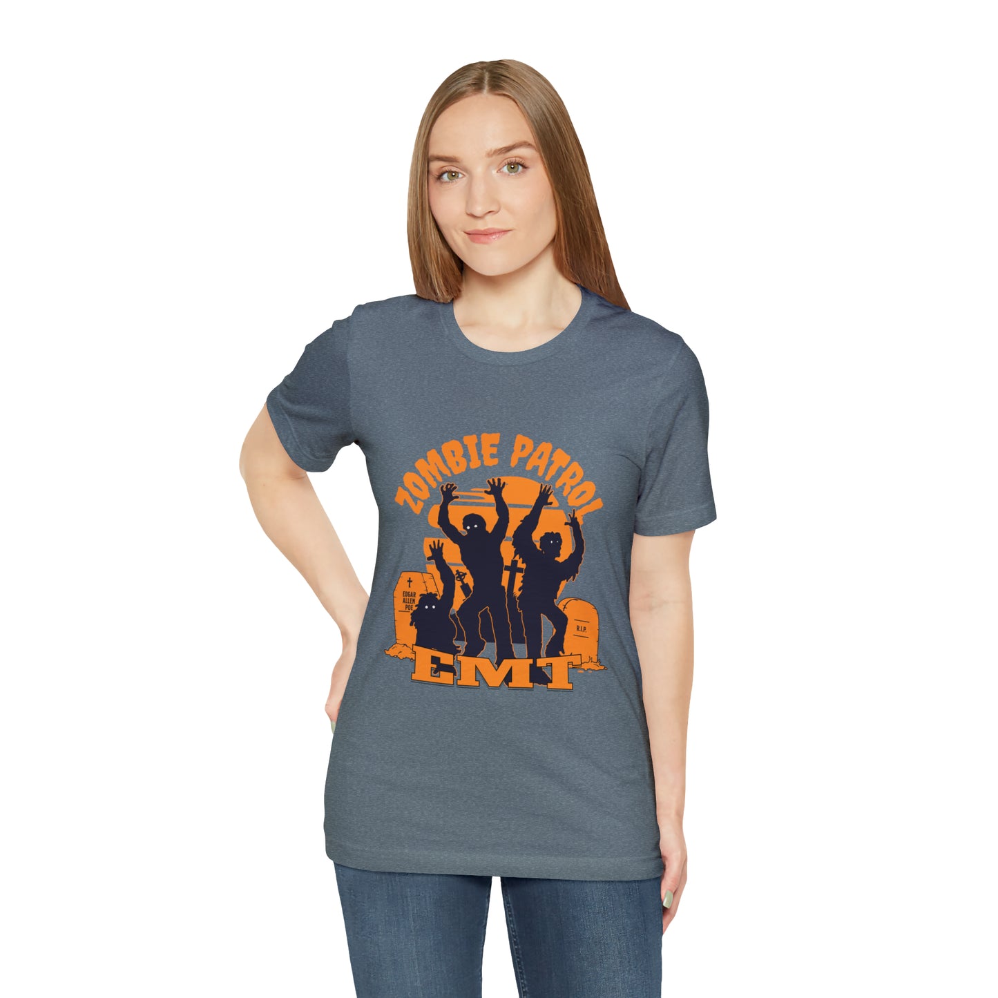 Halloween Zombie Patrol EMT Short Sleeve Tee