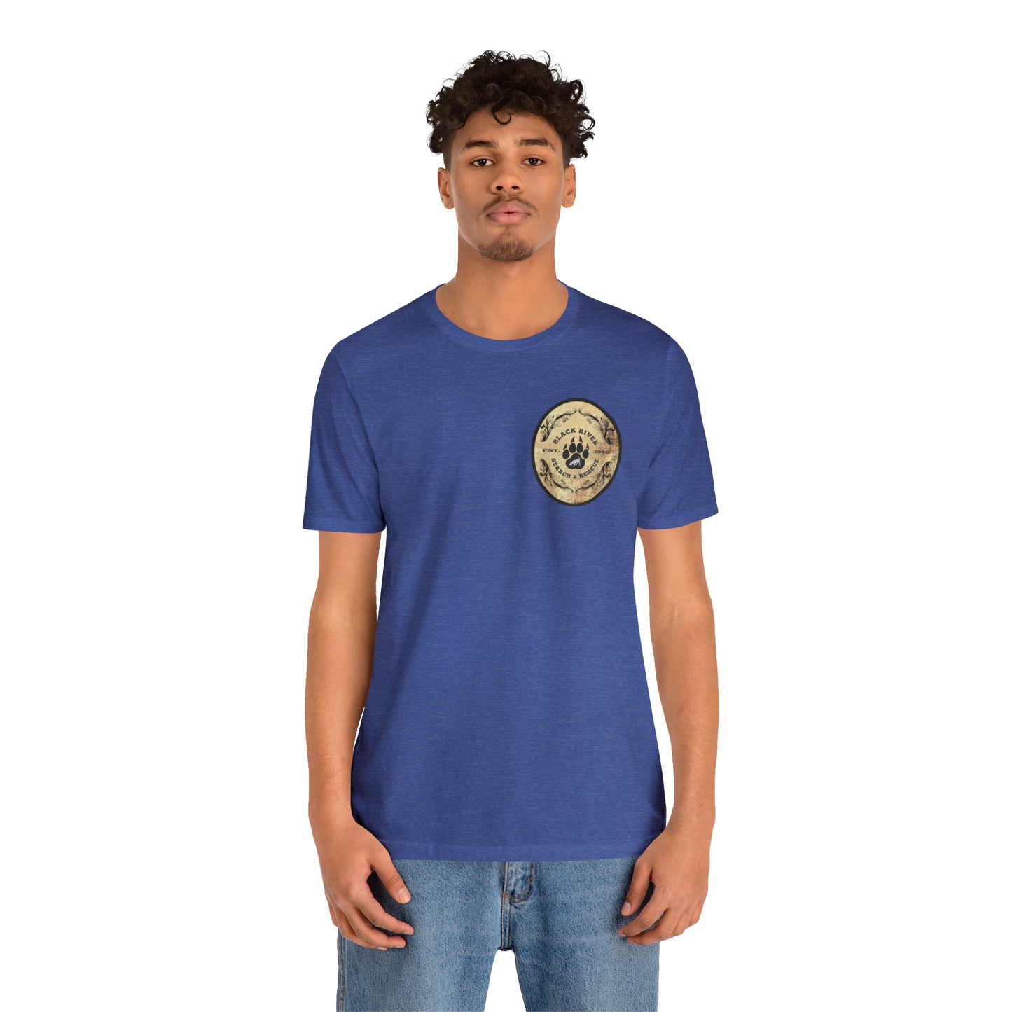 Black River Search & Rescue Logo Unisex Jersey Short Sleeve Tee