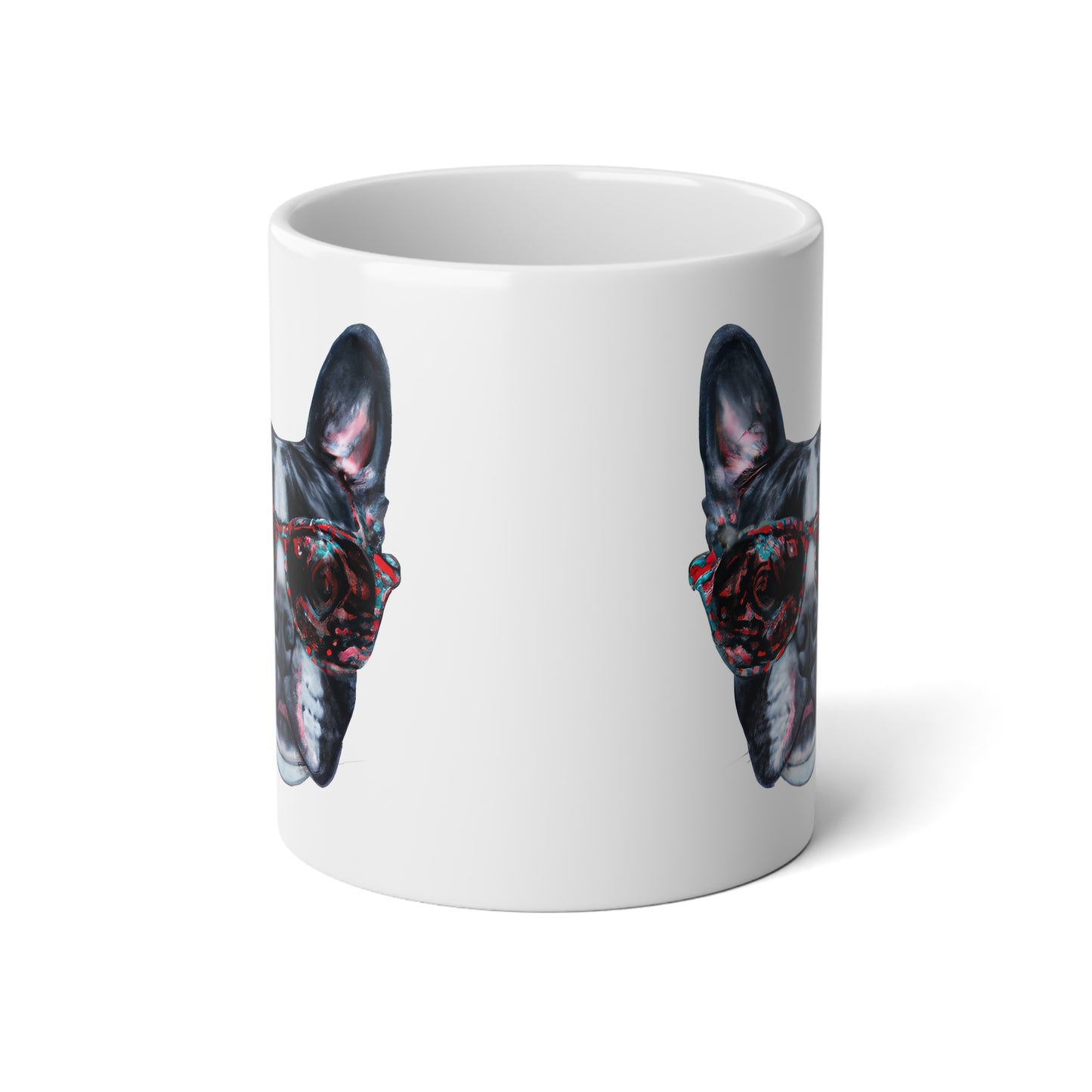 Jumbo Mug, 20oz, Boston Terrier with sunglasses