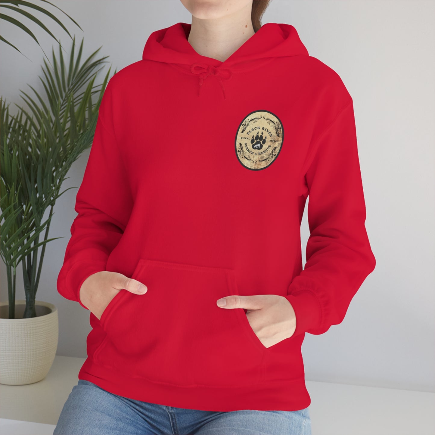 Black River Search & Rescue Logo Unisex Heavy Blend™ Hooded Sweatshirt