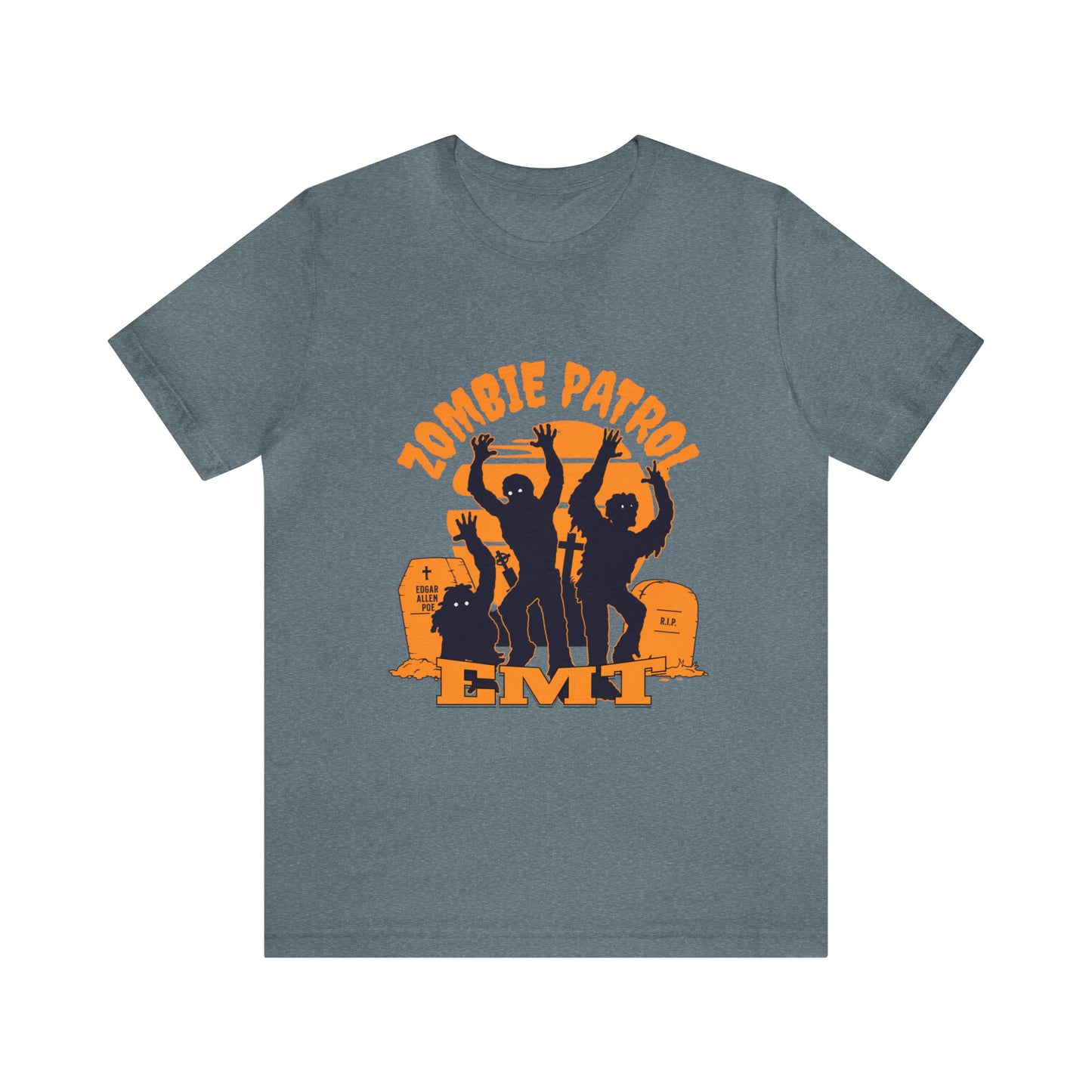 Halloween Zombie Patrol EMT Short Sleeve Tee