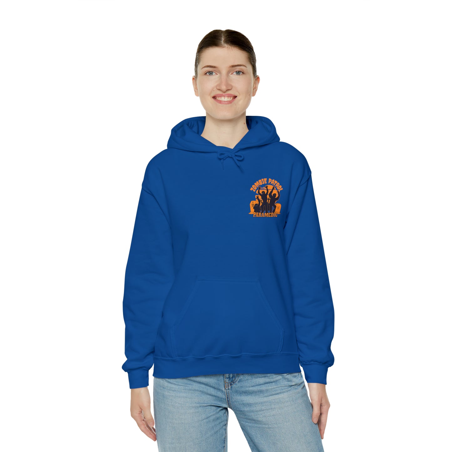 Zombie Patrol Paramedic Halloween Hooded Sweatshirt