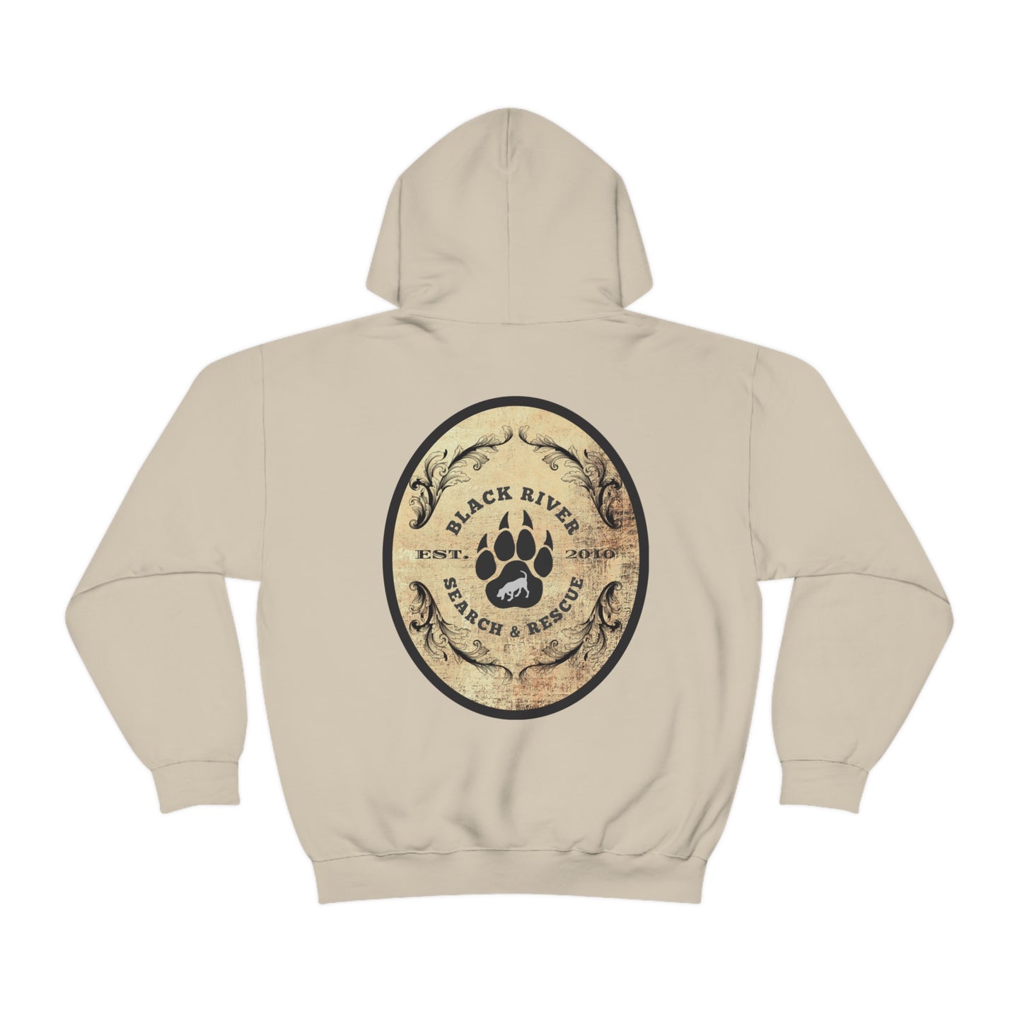 Black River Search & Rescue Logo Unisex Heavy Blend™ Hooded Sweatshirt