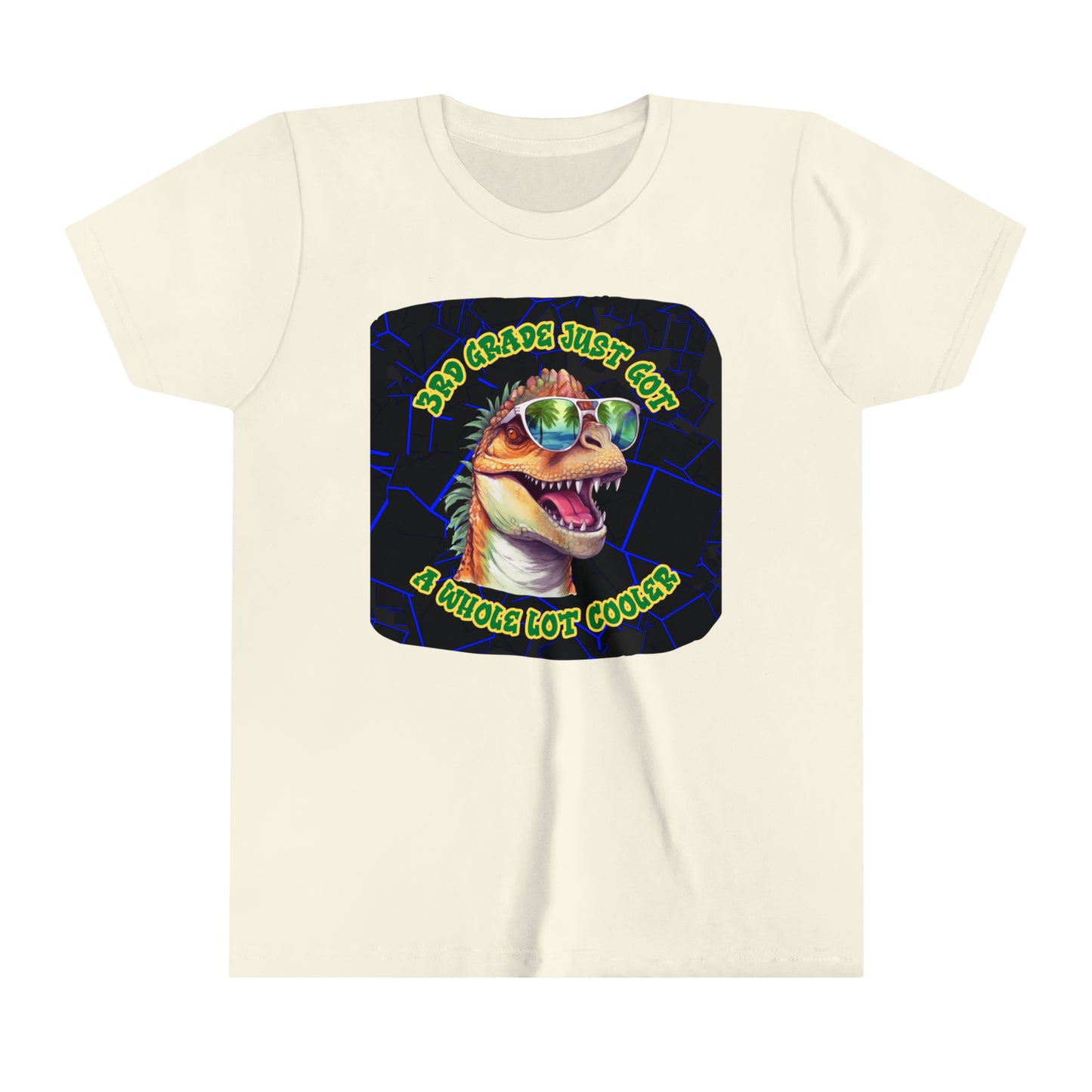 Kids back to school Tee, T-Rex Tee, T-rex T-shirt, Cool Kid Tee, School Tee, 3rd Grade Tee