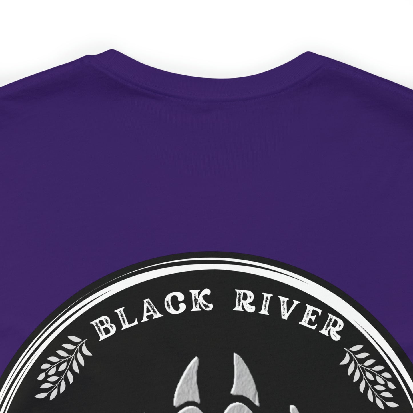 Black River Search & Rescue Logo Black Unisex Jersey Short Sleeve Tee