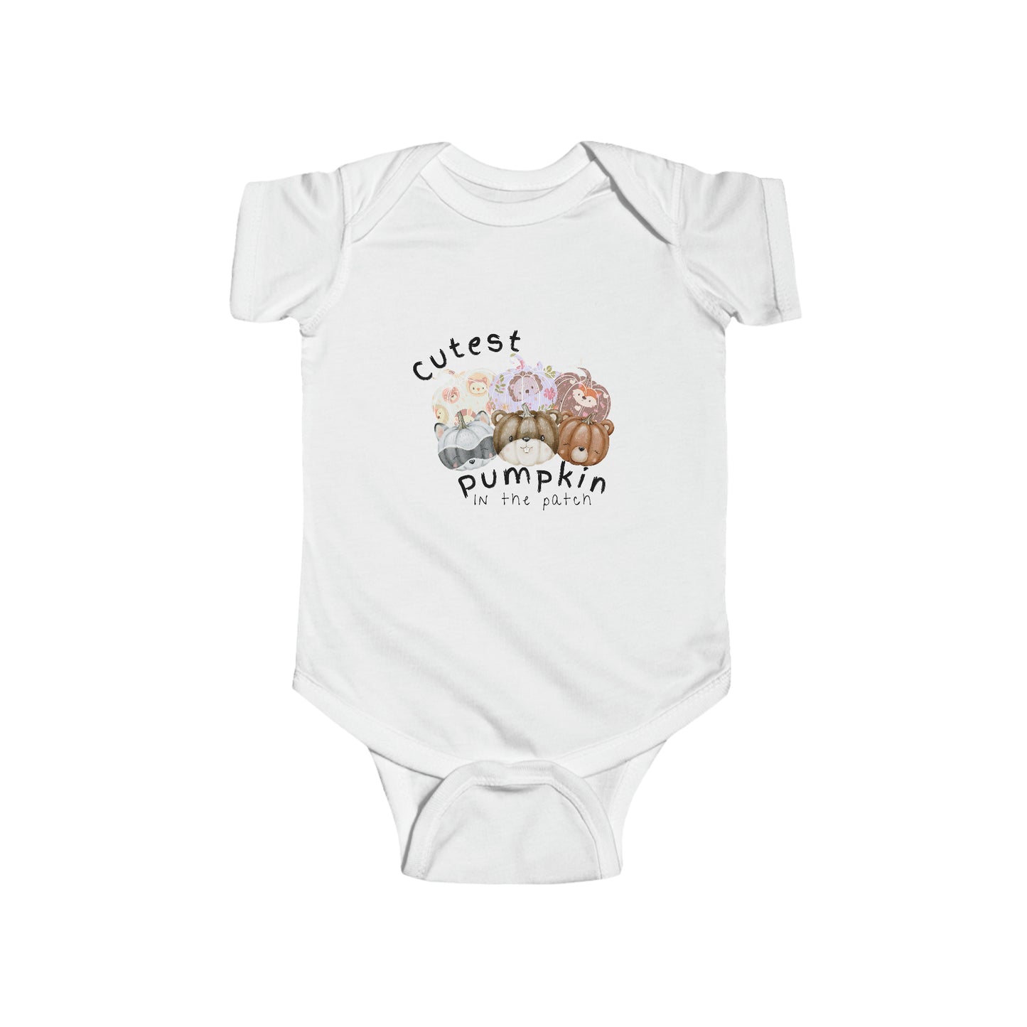 Copy of Cutest Pumpkin in the Patch Bodysuit, Cute pumpkin Onesie, Unisex Pumpkin Bodysuit, Beaver, Bear, Raccoon