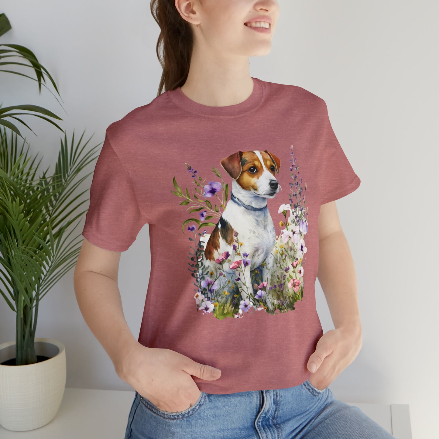 Jack Russell Unisex Jersey Short Sleeve Tee