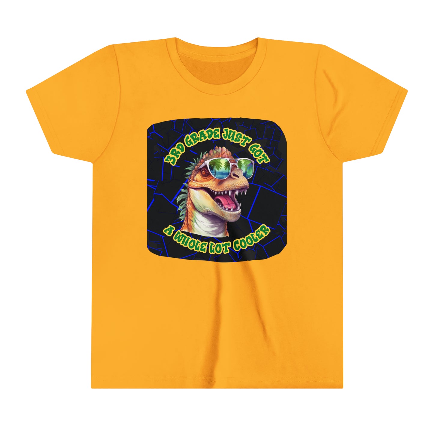 Kids back to school Tee, T-Rex Tee, T-rex T-shirt, Cool Kid Tee, School Tee, 3rd Grade Tee