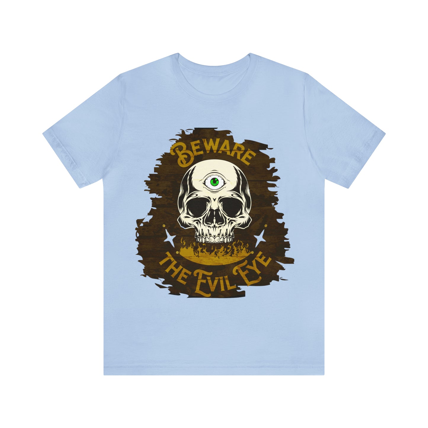 Green Evil Eye Halloween Shirt, Halloween shirt, Skull Shirt