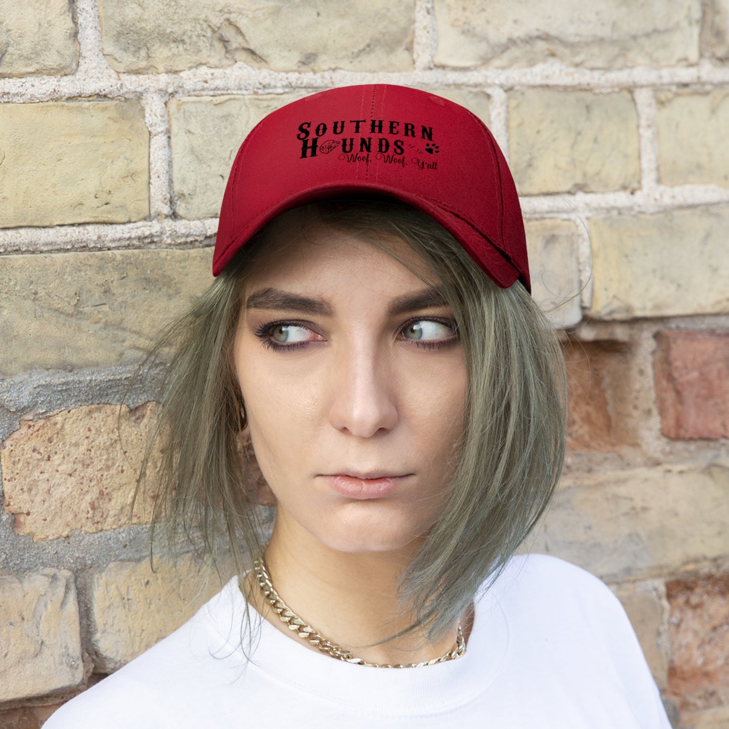 Unisex Twill Hat Southern Hounds Logo