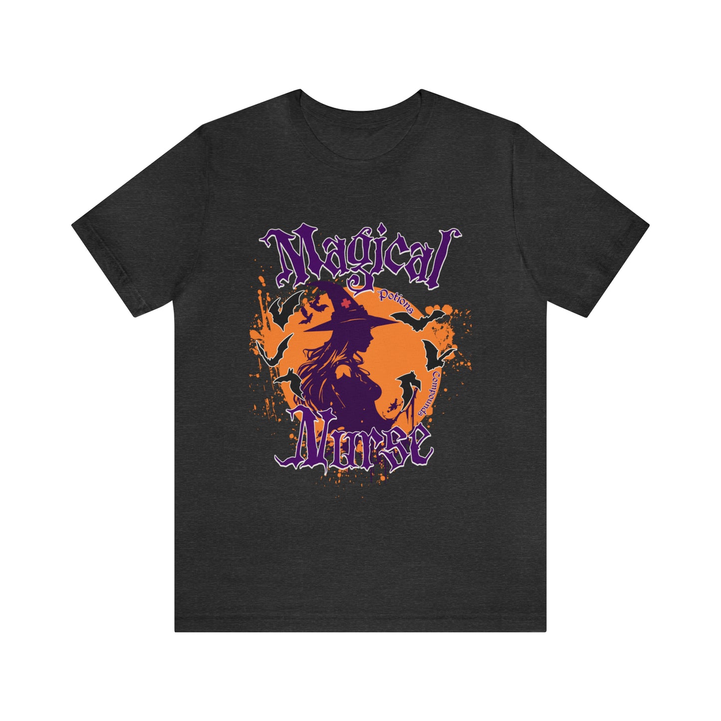 Magical Nurse Halloween short sleeved shirt