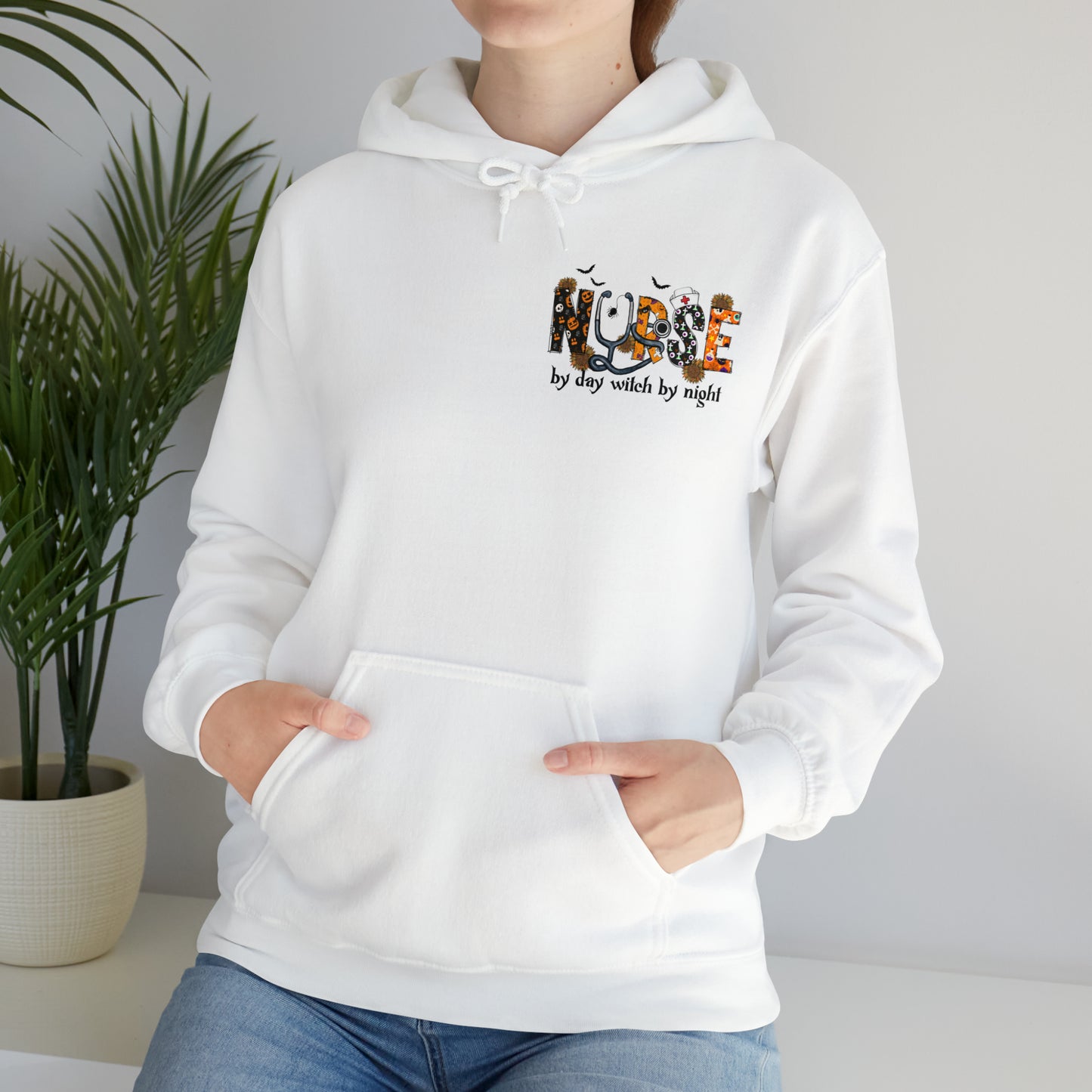 Magical Nurse Halloween Hooded Sweatshirt