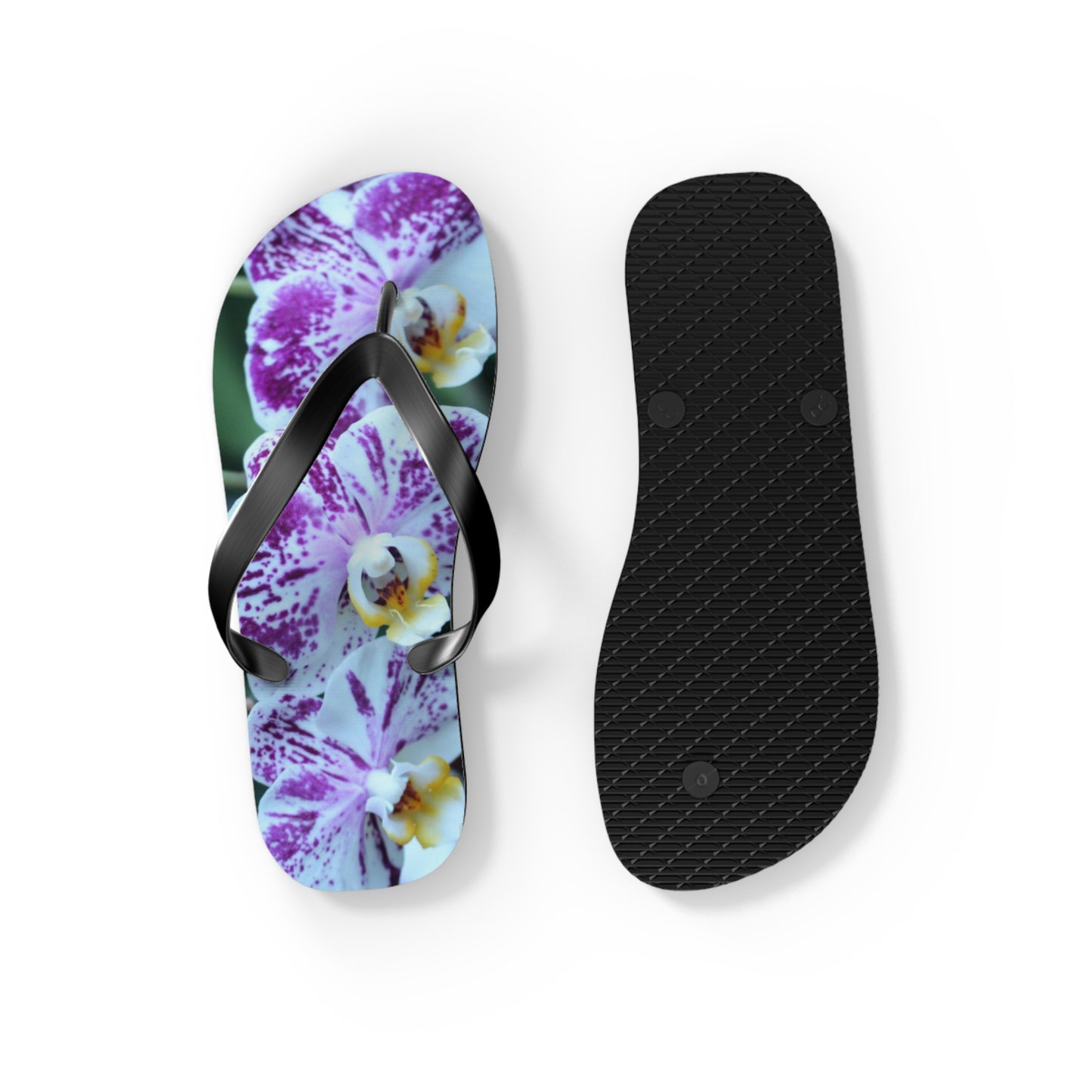 Flip Flops, Orchids, Purple, Flowers