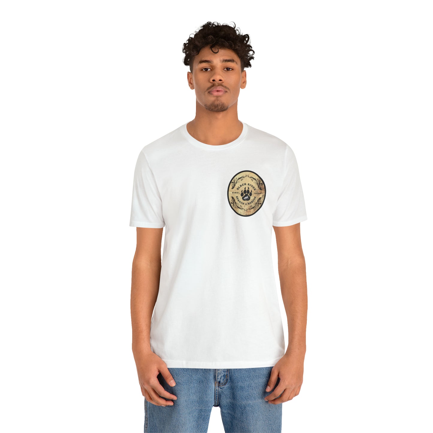 Black River Search & Rescue Logo Unisex Jersey Short Sleeve Tee