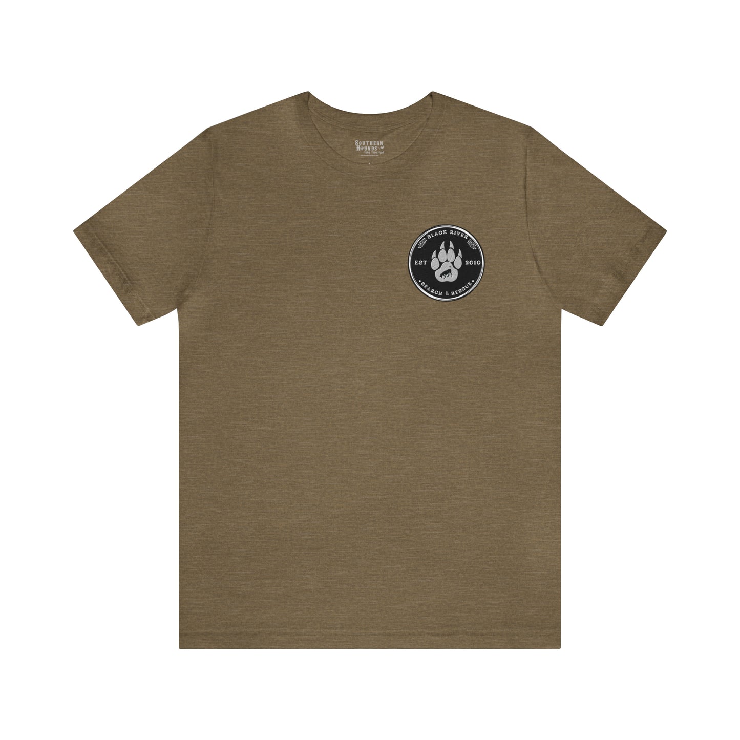 Black River logo black Short Sleeve Tee