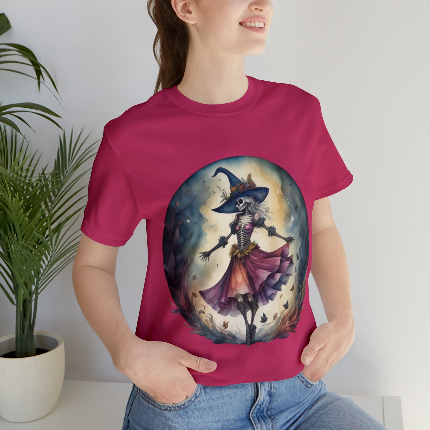 Vintage Halloween Dancing Witch Shirt, Halloween shirt, Dancer shirt, Dancing in the Moon shirt