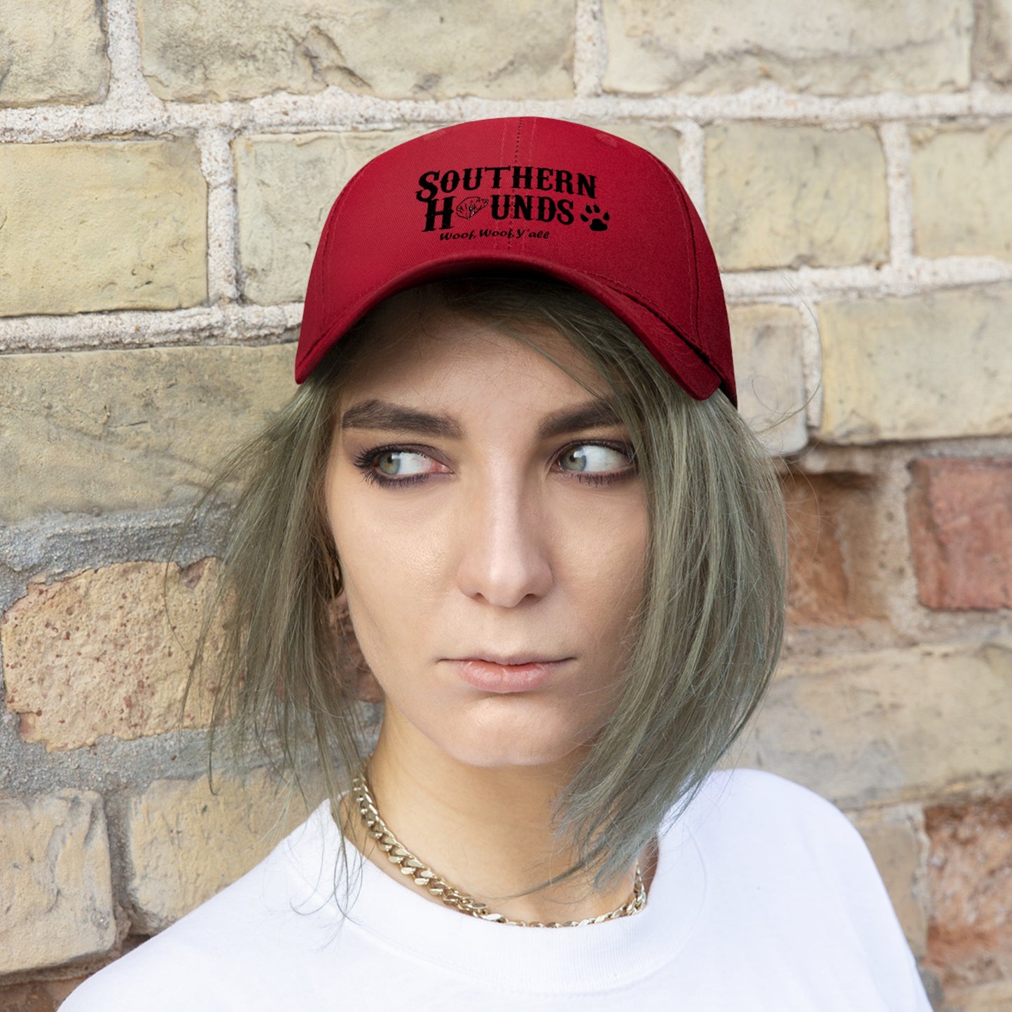 Unisex Twill Hat Southern Hounds Logo