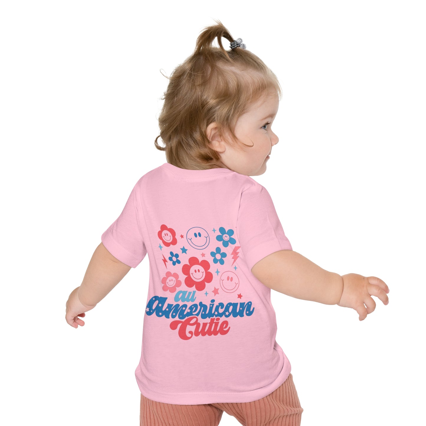 Little firecracker 4th of July Baby Short Sleeve T-Shirt Patriotic